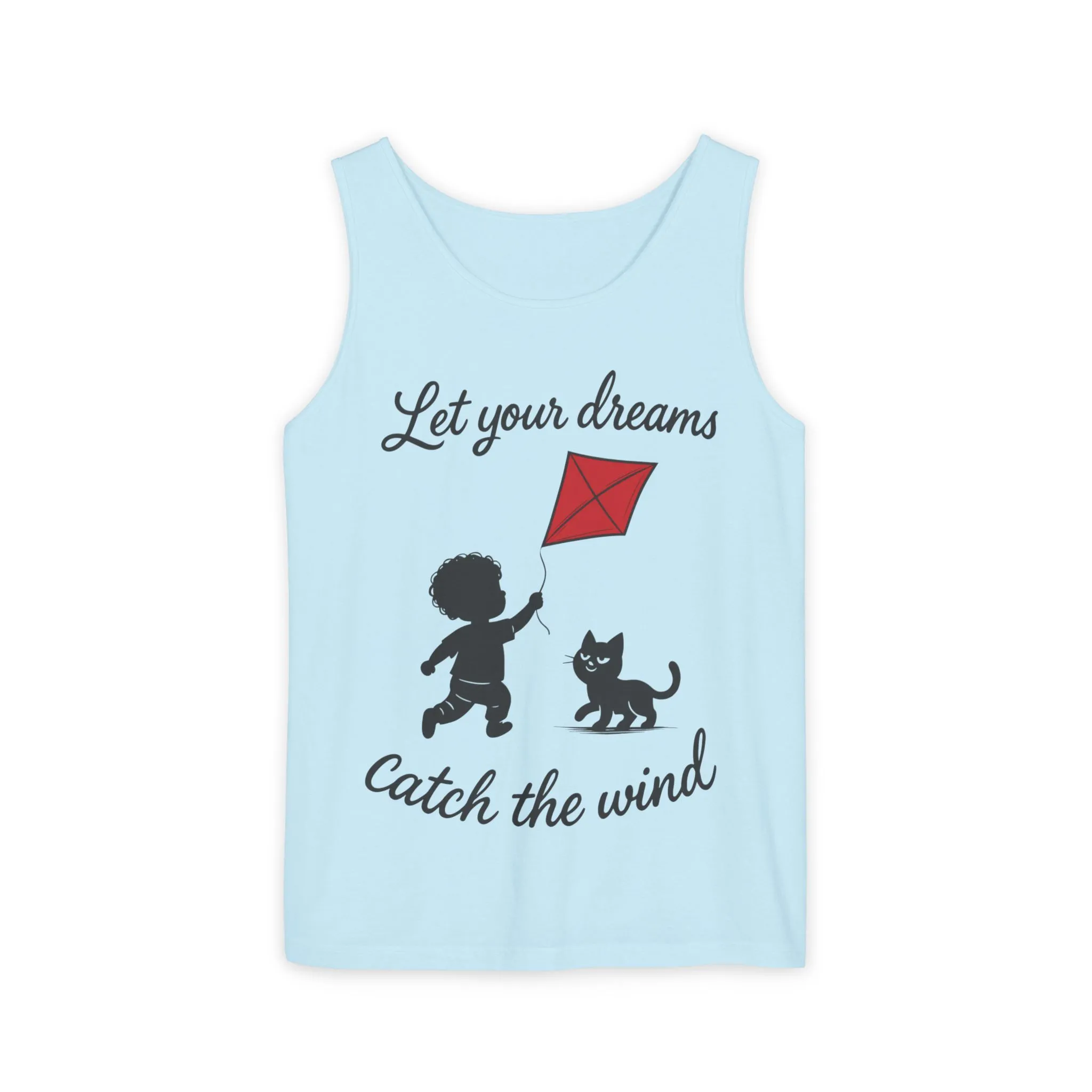 Dream-Catching Tank Top - Lightweight, Womens, Inspirational Graphic Tee, Summer Wear, Perfect Gift for Kids & Families - Image 2