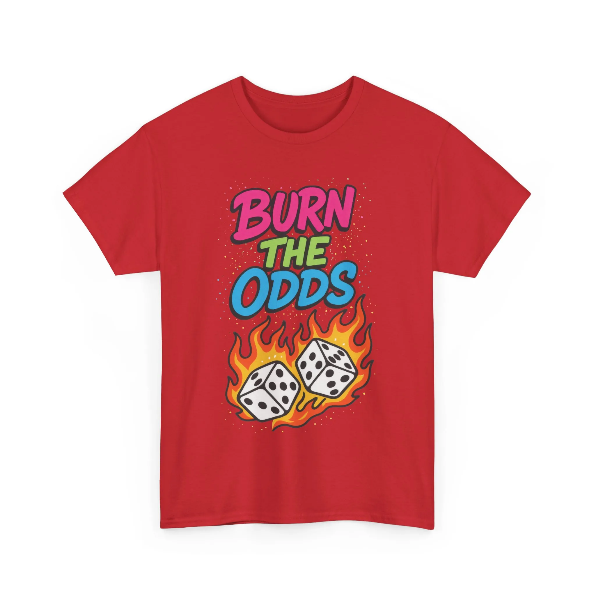 Burn the Odds Graphic Tee | Cool Casual Wear, Gaming Shirt, Unisex Cotton Tee, Dice Design T-Shirt, Gift for Gamers - Image 29