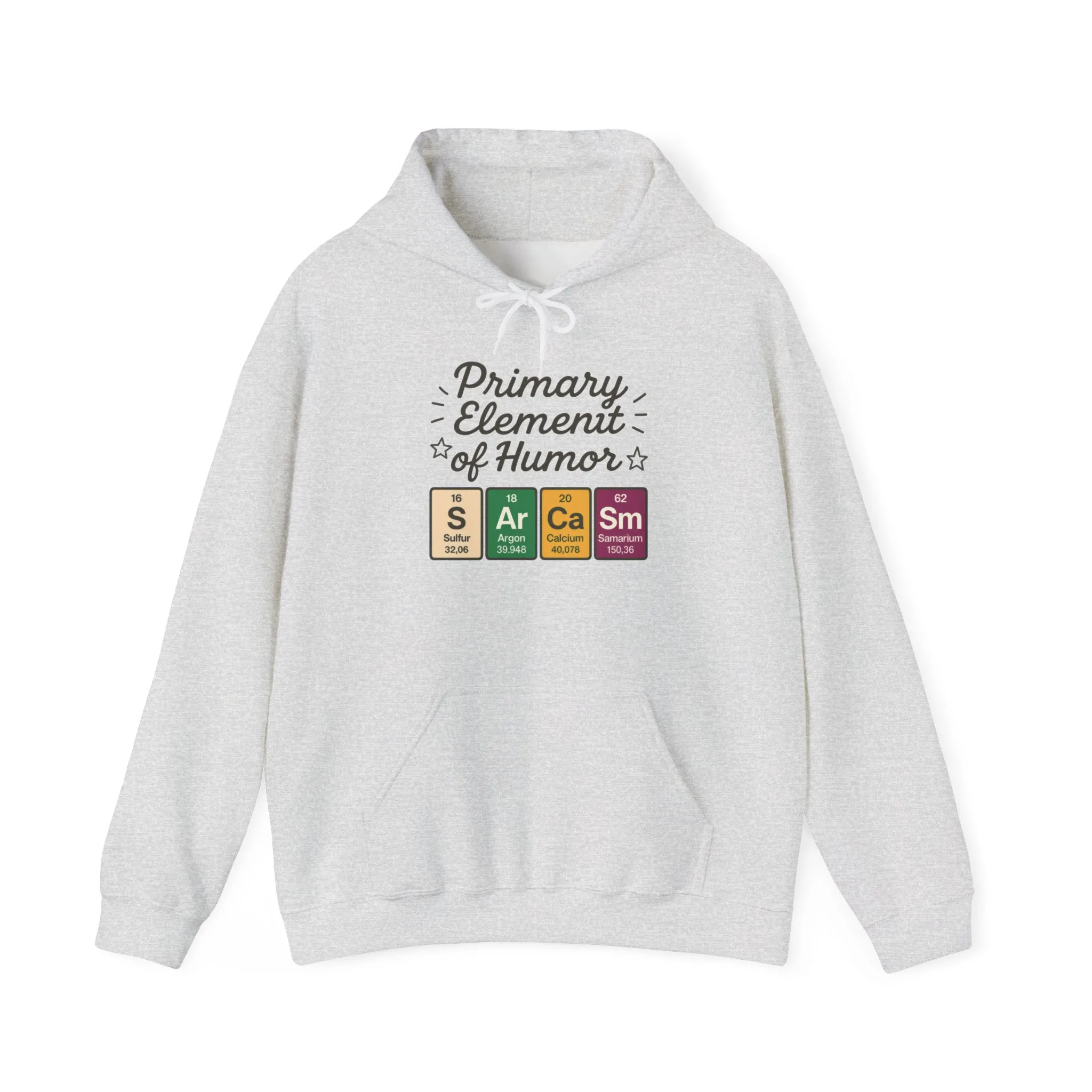 Sarcasm Hoodie for Women, Funny Chemistry Hoodie, Primary Element of Humor Science Sweatshirt, Nerdy Gift for Her - Image 5