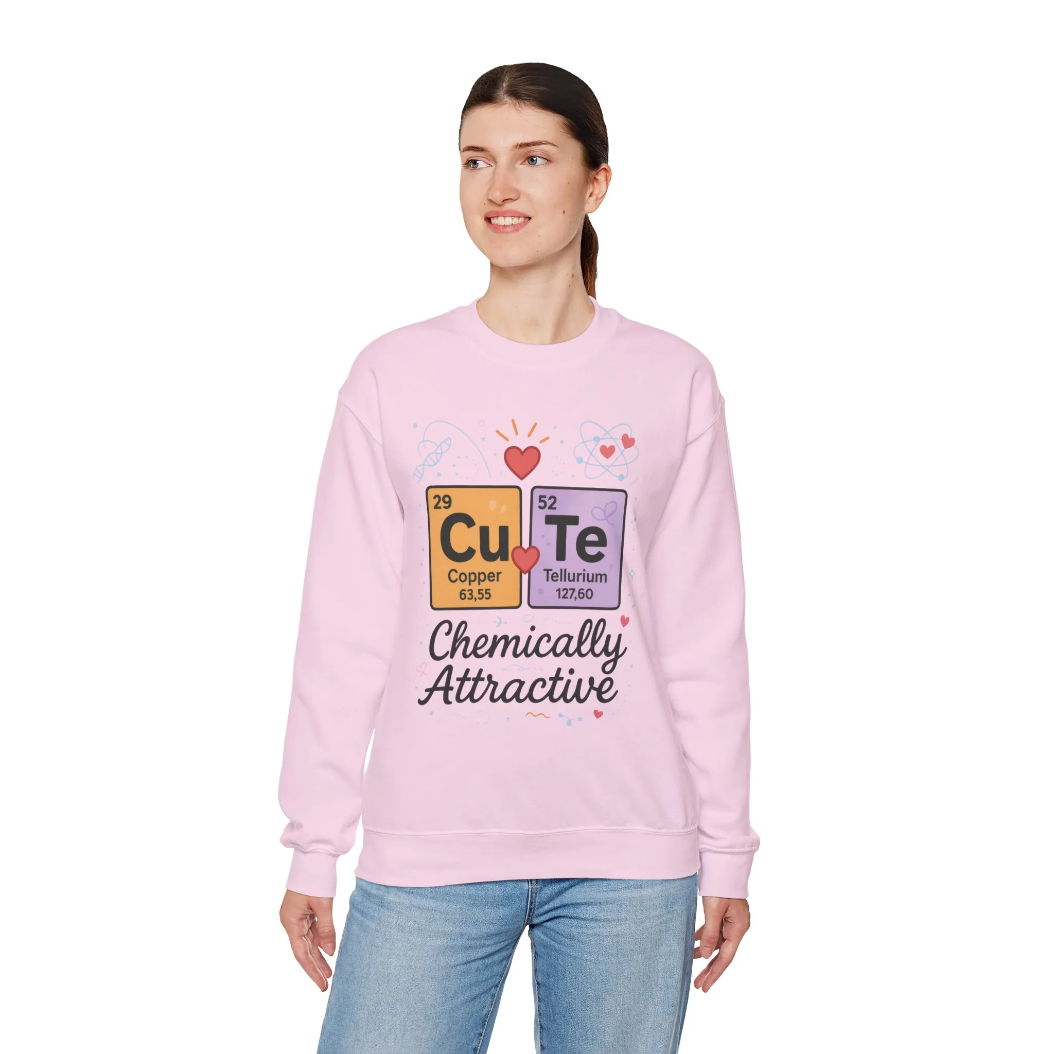 Cute Chemistry Sweatshirt for Women, Periodic Table Sweatshirt, Chemistry Gift for Her, Gift for Science Lovers, Valentine's Day Sweatshirt - Image 36