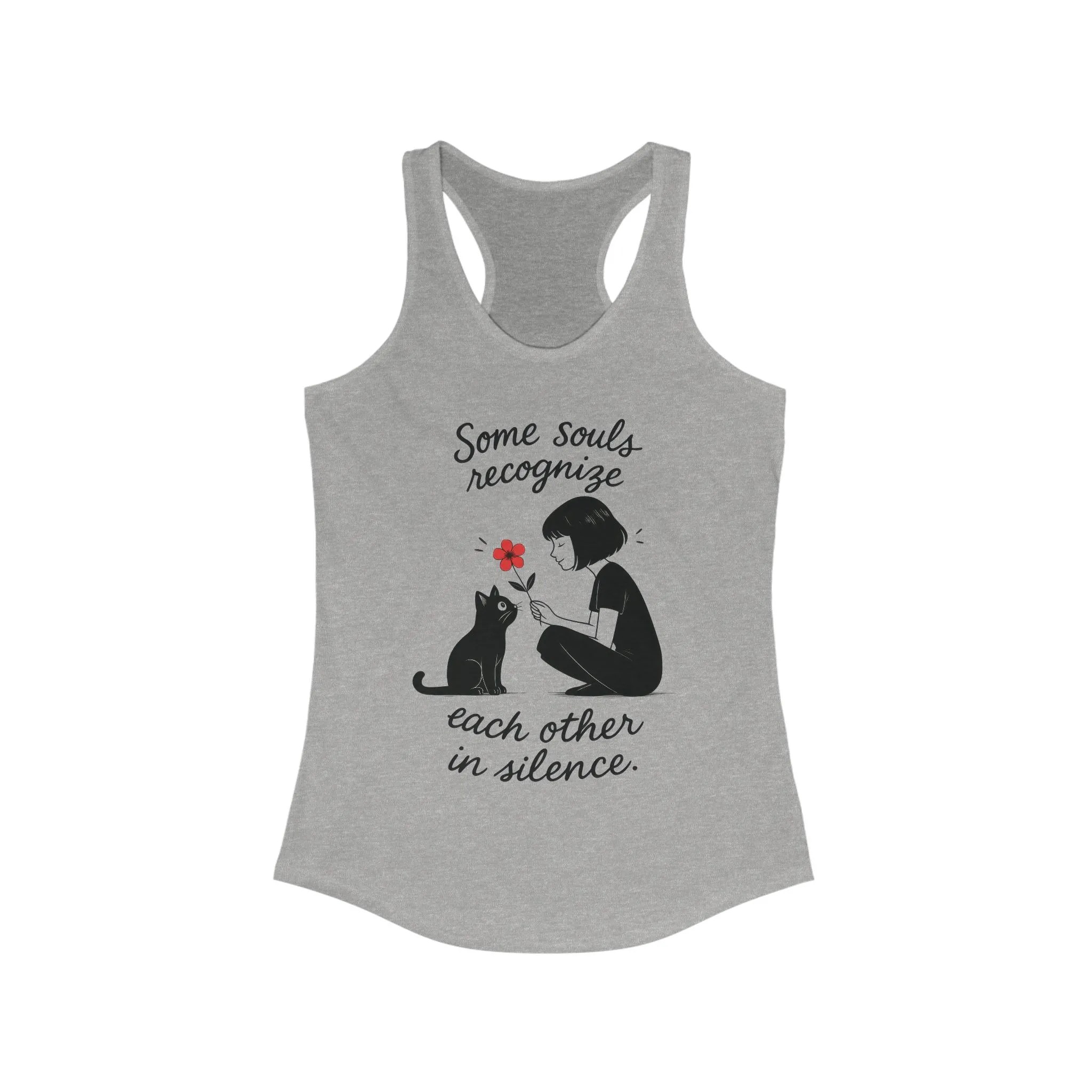 Soul Connection Women's Racerback Tank, Cat Lover Gift, Pet Memorial Shirt, Nature Lover Clothing, Inspirational Quote Top - Image 7
