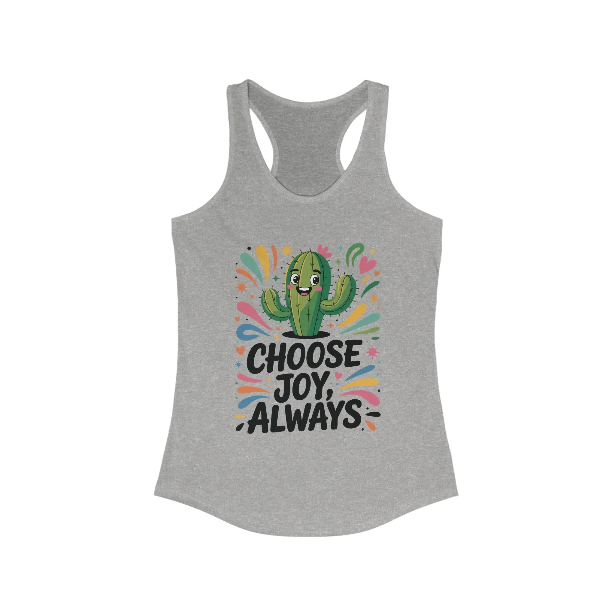 Choose Joy Always Racerback Womens Tank, Positive Vibes, Summer Fitness Top, Inspirational Apparel, Cute Workout Shirt, Gift for Her - Image 7