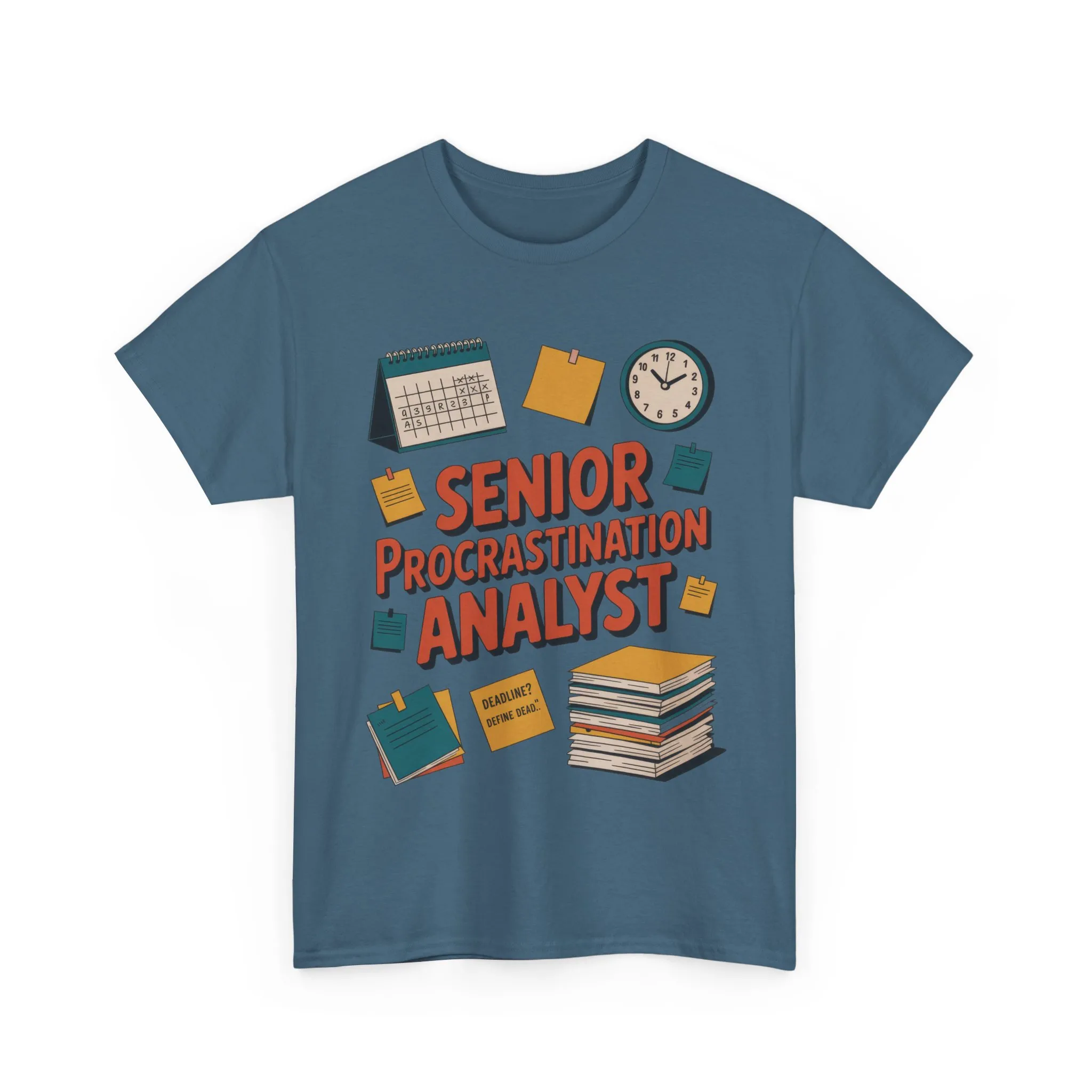 Senior Procrastination Analyst Tee, Funny Office Shirt, Gift for Graduates, Motivation T-Shirt, Humor Apparel, Job Humor Clothing - Image 24