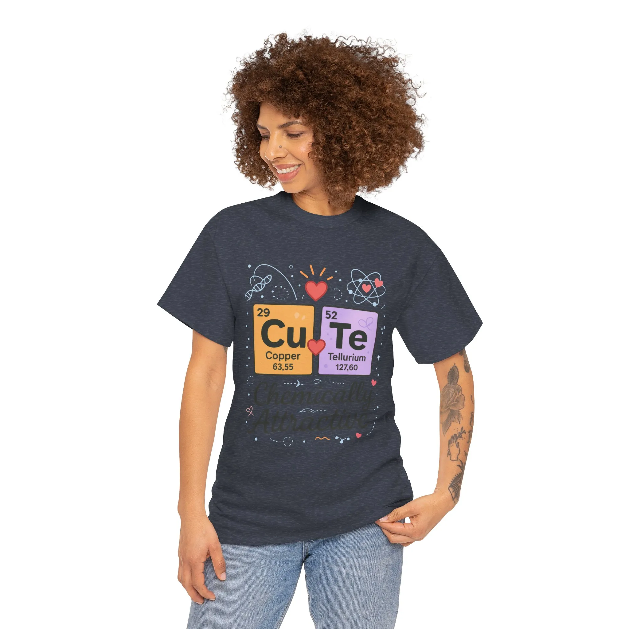 Cute Science T-Shirt for Women, Chemically Attractive Periodic Table Tee, Funny Nerdy Gift for Her, Chemistry Lover Gift, Science Apparel - Image 33