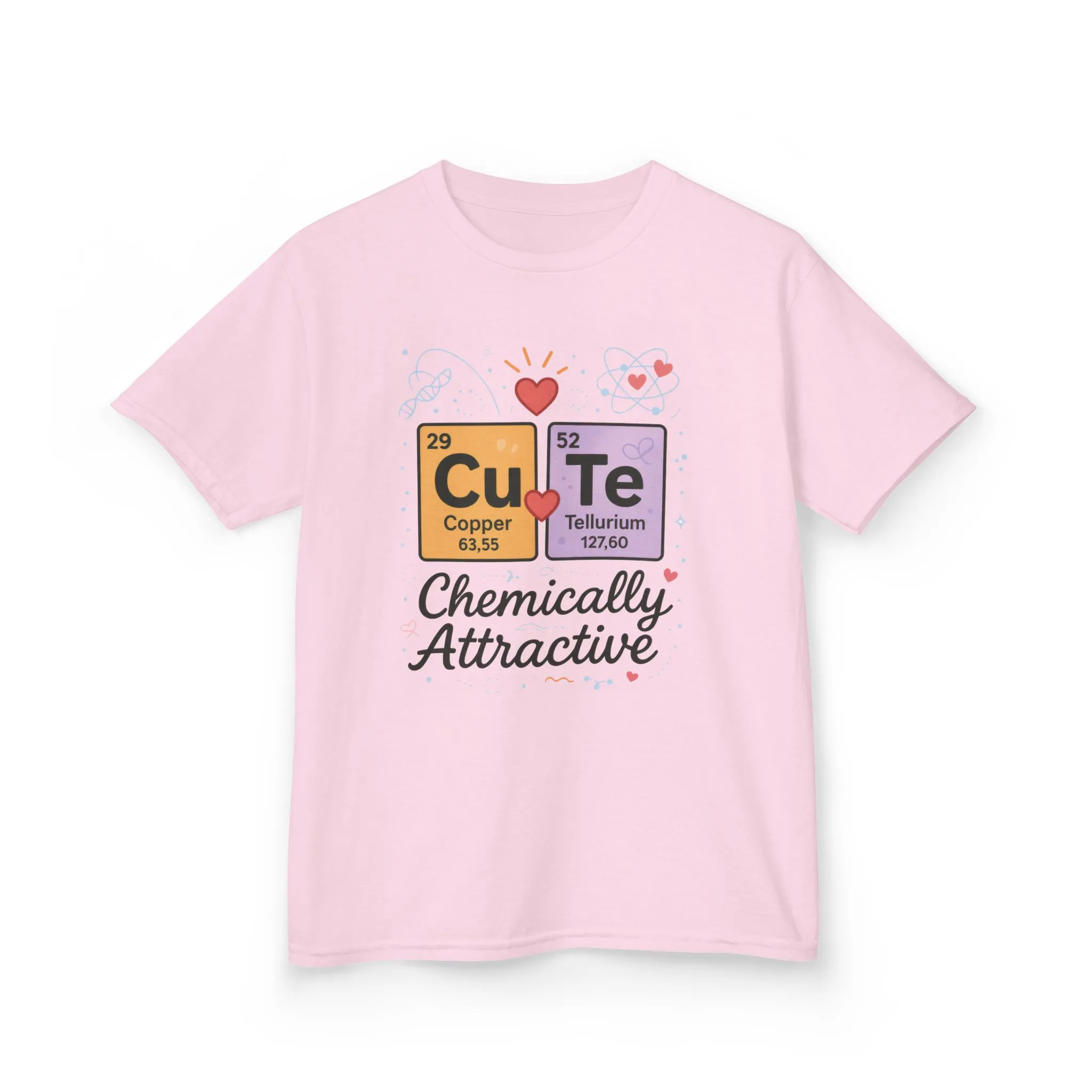 Cute Science Kids TeeT-Shirt, Periodic Table Tee, Funny Nerdy Gift for Young Girl, Cute Chemistry Young Girl T-Shirt, Classroom Wear - Image 2