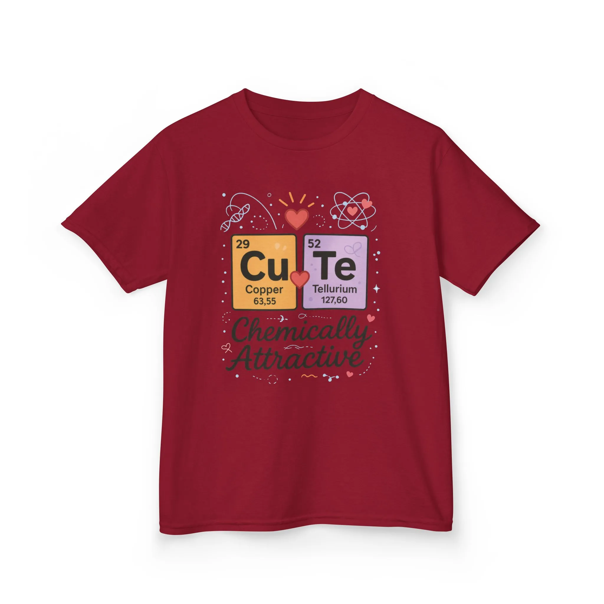 Cute Science Kids TeeT-Shirt, Periodic Table Tee, Funny Nerdy Gift for Young Girl, Cute Chemistry Young Girl T-Shirt, Classroom Wear - Image 19
