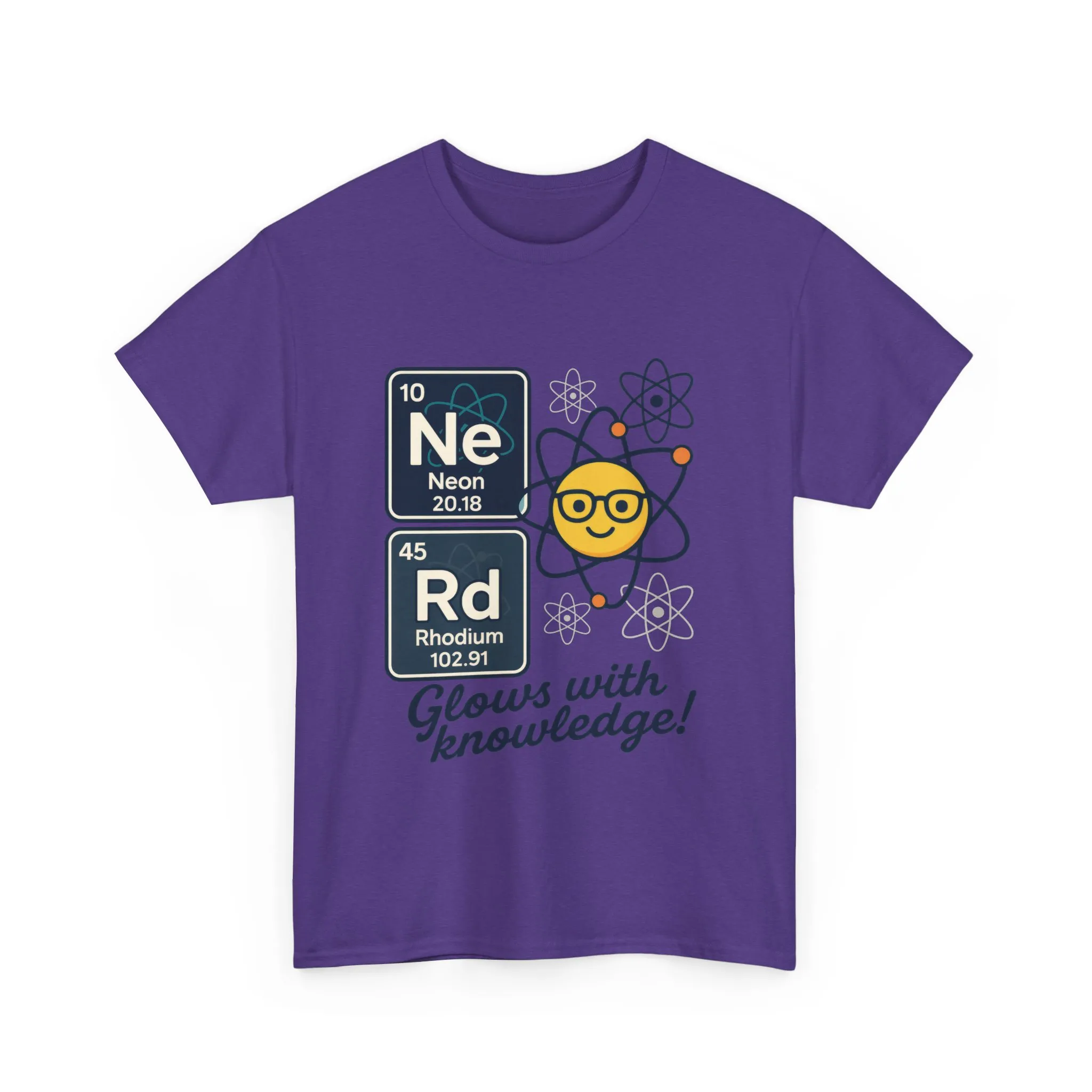 Funny Womens Nerd T-Shirt, NeRd Periodic Table Shirt, Glowing Knowledge Tee, Science Lover Gift, Chemistry Shirt, STEM Apparel, Science Tee - Image 13