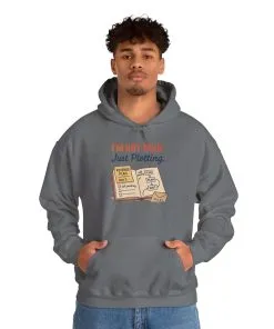 Funny Revenge Hoodie for Men, I'm Not Mad Just Plotting, Passive Aggressive Humor Sweatshirt, Funny Planning Hoodie
