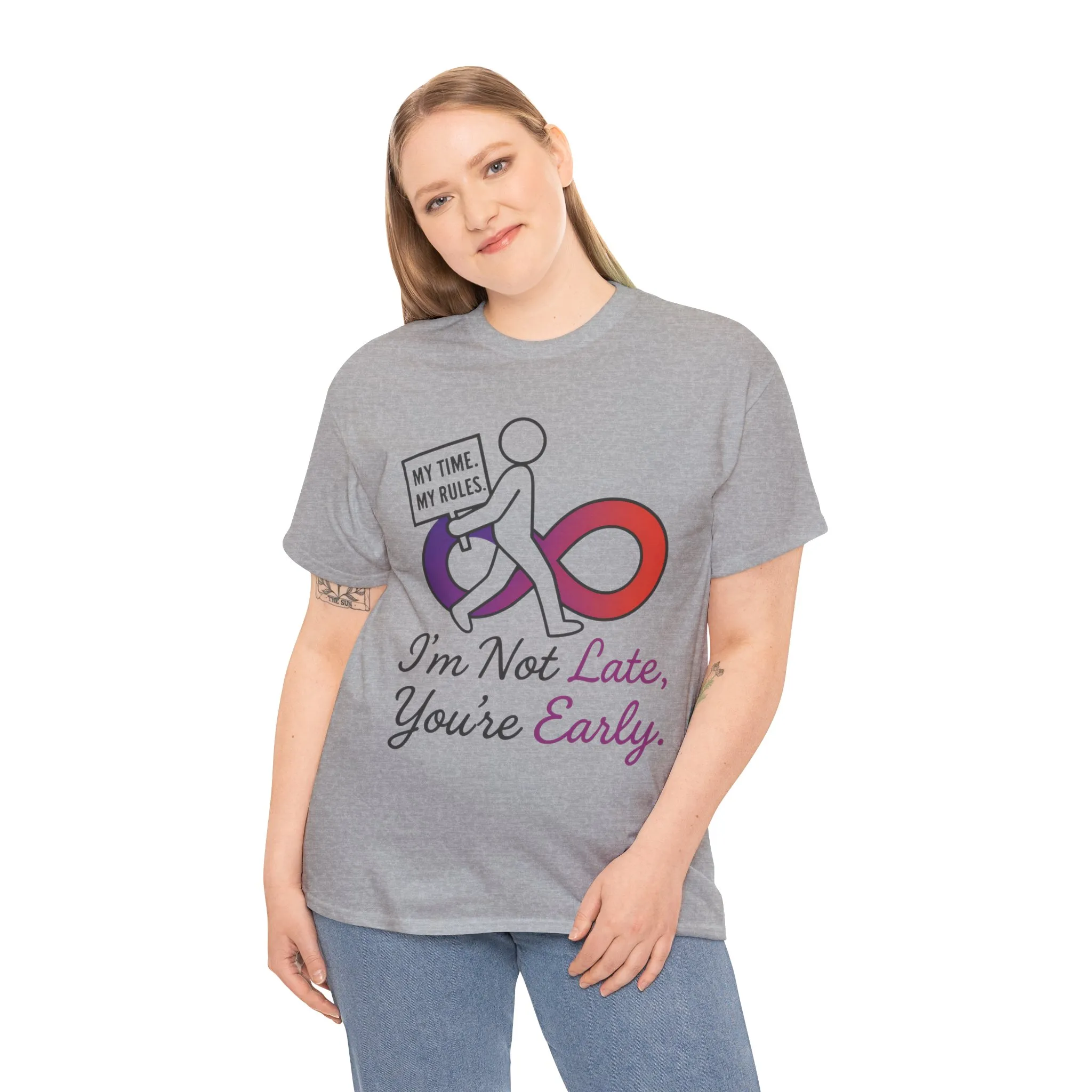 My Time My Rules Women's Heavy Cotton Tee, Funny T-Shirt, Casual Wear, women empowerment tee, confident woman shirt, self love t shirt - Image 9