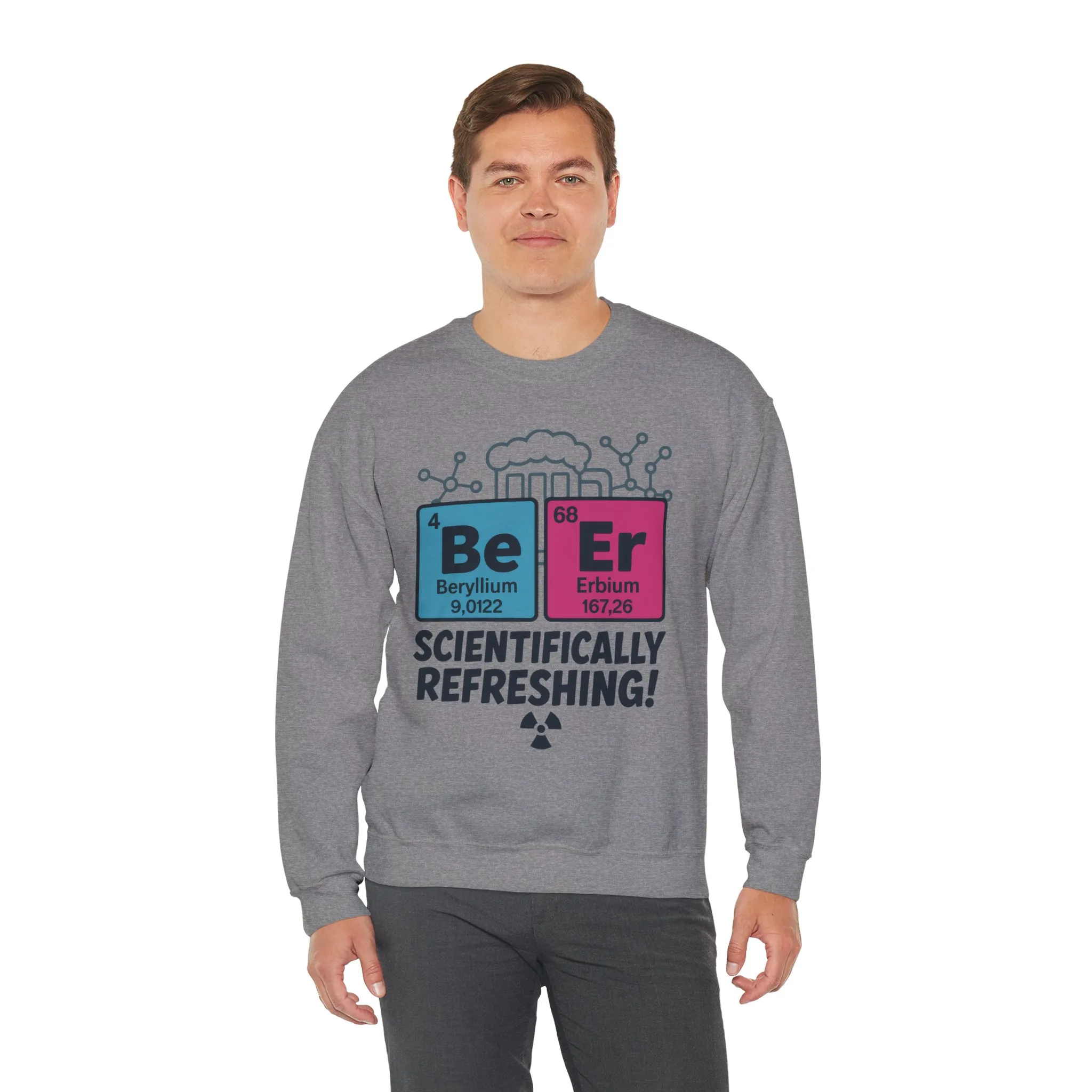 Scientifically Refreshing Beer Mens Sweatshirt, Gift for Beer Lovers, Science-Inspired Apparel, Perfect for Parties and Gatherings - Image 3