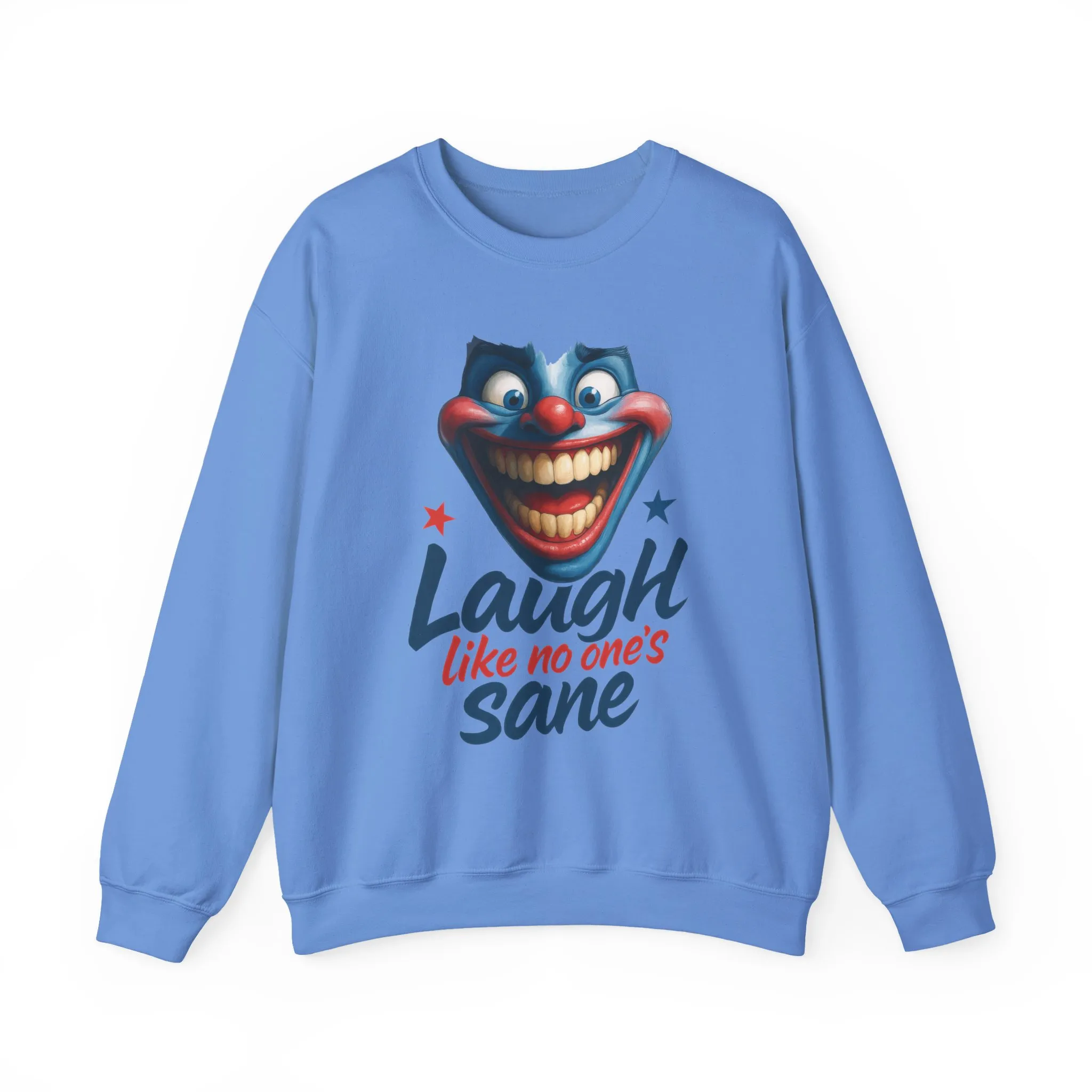 Funny Sweatshirt with 'Laugh Like No One's Sane' Design, Unisex Crewneck, Cozy Gift for Friends, Humor Apparel, Comfy Casual Wear - Image 21