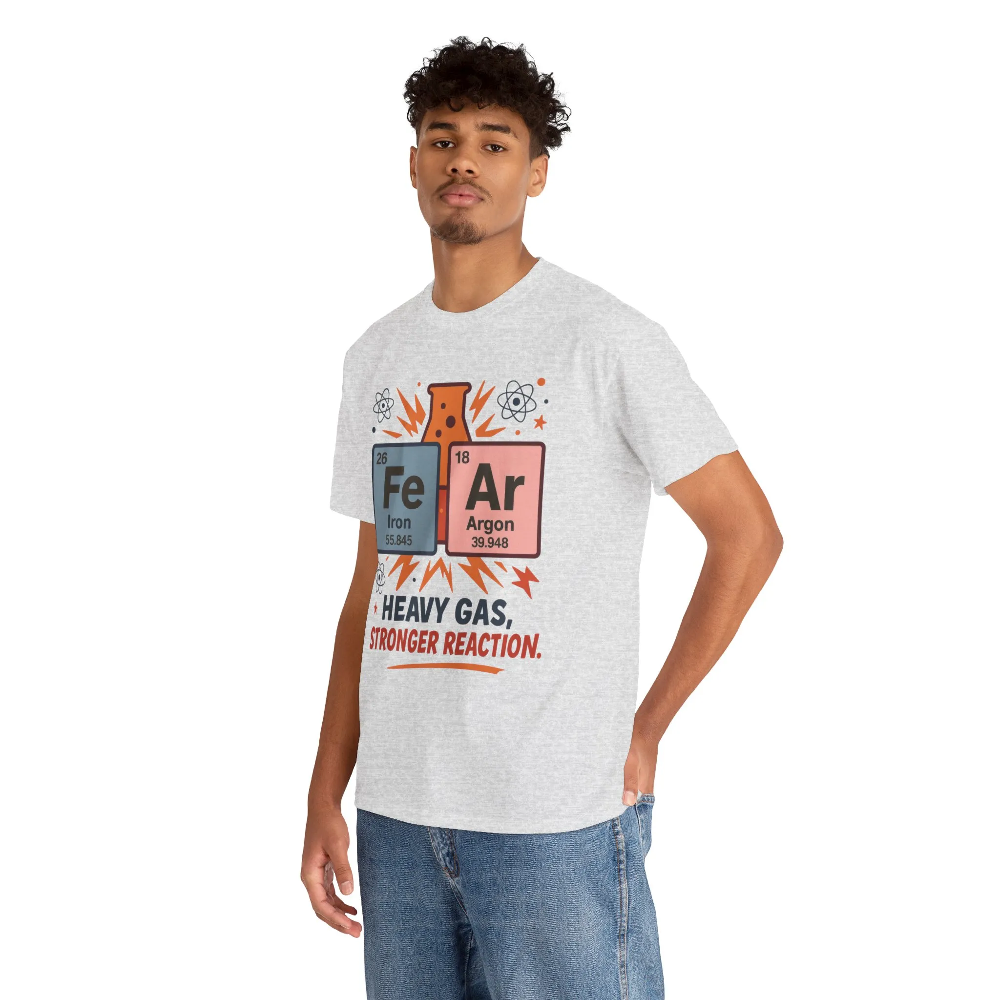Periodic Table Science Tee For Mens, Heavy Cotton Tee for Science Lovers, Nerdy Gift, Chemistry Shirt, Funny Science Apparel - Image 9