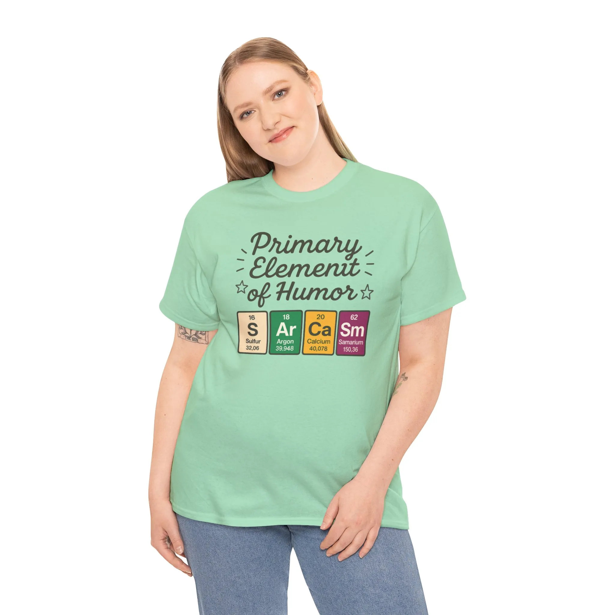 Funny Womens Sarcasm T-Shirt, Element of Humor Tee, Science Nerd Shirt, Chemistry Humor Tee, Gift for Science Lovers, Science Party Apparel - Image 15