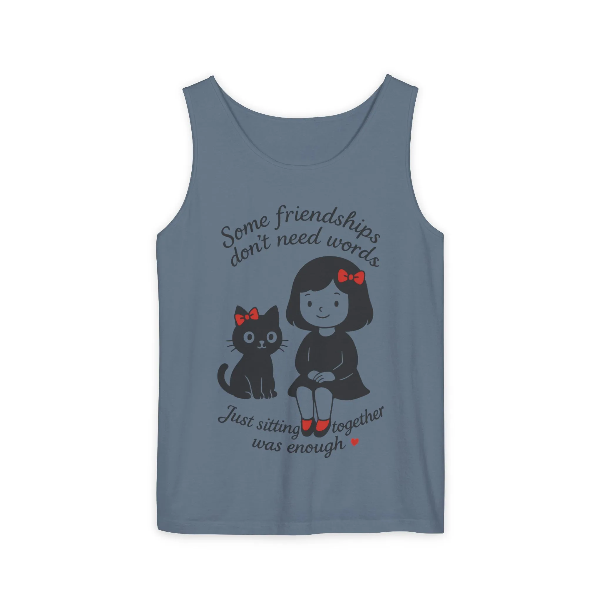 Friendship Tank Top, Cute Cat Lovers Gift, Womens Summer Apparel, Perfect for Casual Outings, Friendship Day, Cat Mom Tees - Image 19