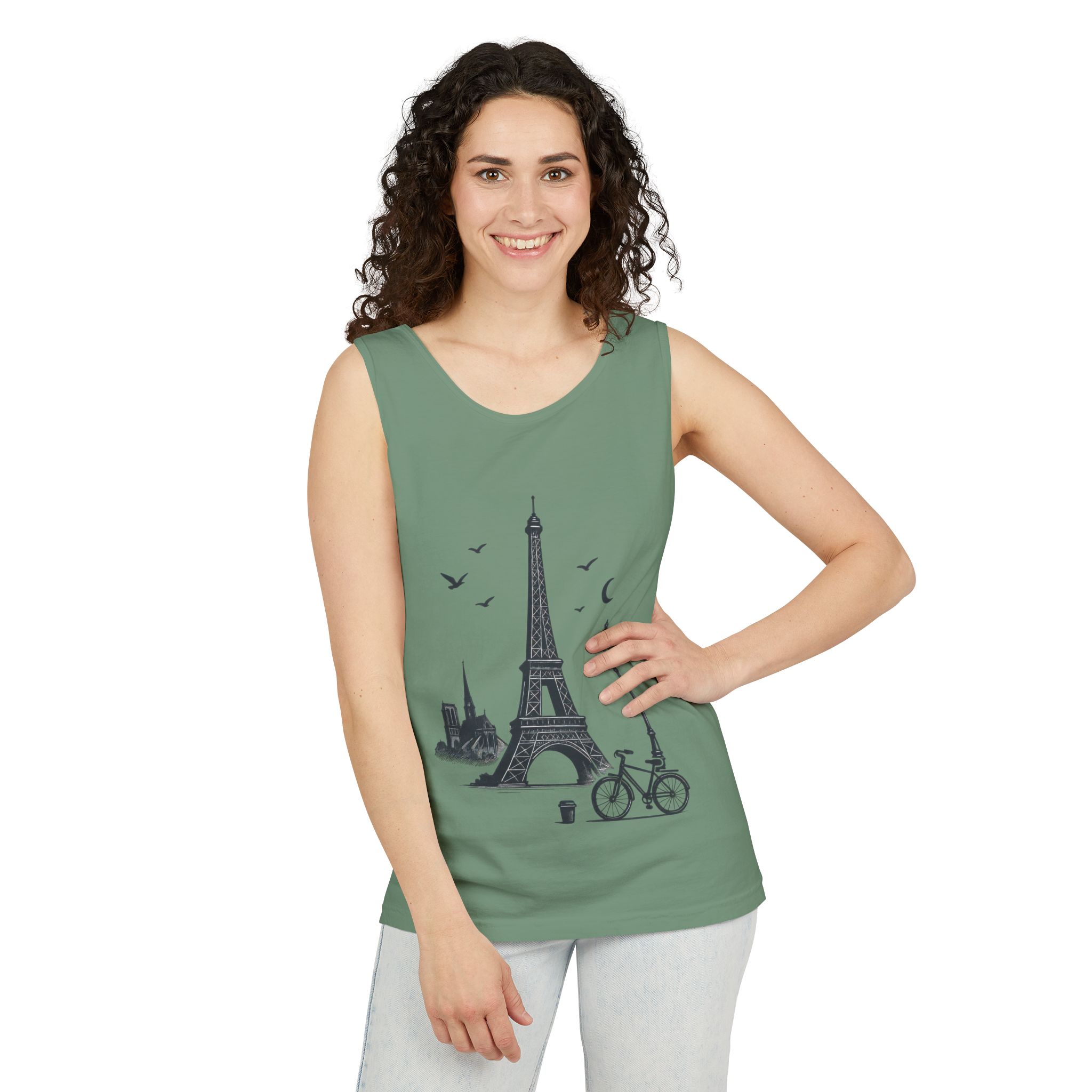 Parisian Dreams Tank Top, Unisex Summer Wear, Graphic Tee, Travel Inspired Apparel, Vacation Outfit, Casual Tank for All Occasions - Image 40