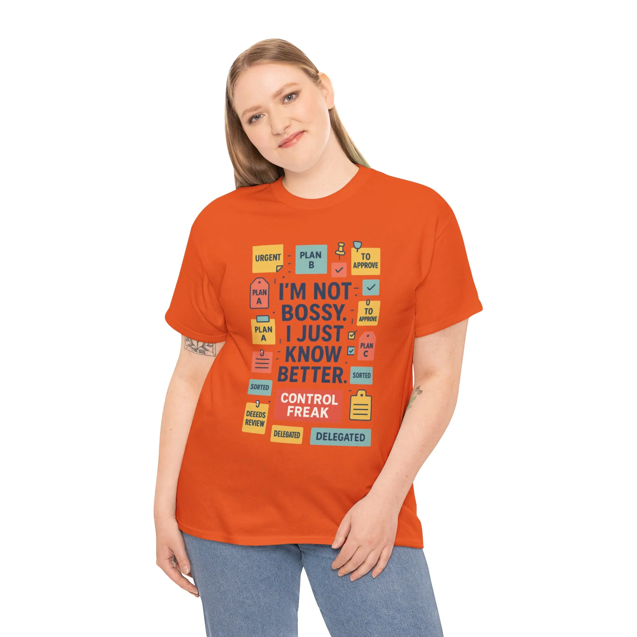 Funny Women's Control Freak T-Shirt, Bold Sarcastic Tee for Her, Funny Women's Cotton T-Shirt for Bossy Friends, Gifts, Self-Expression - Image 30