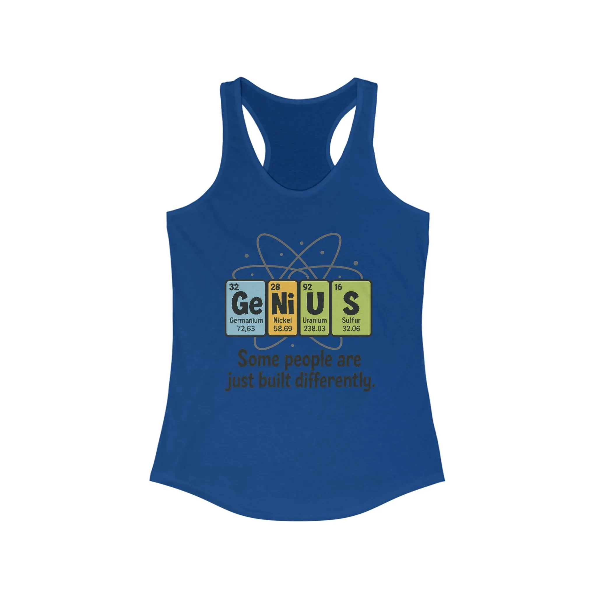 Funny Womens Genius Tank Top, Funny Science Tee, Nerdy Humor Shirt, Periodic Table Nerd Shirt, Science Humor Tank - Image 11