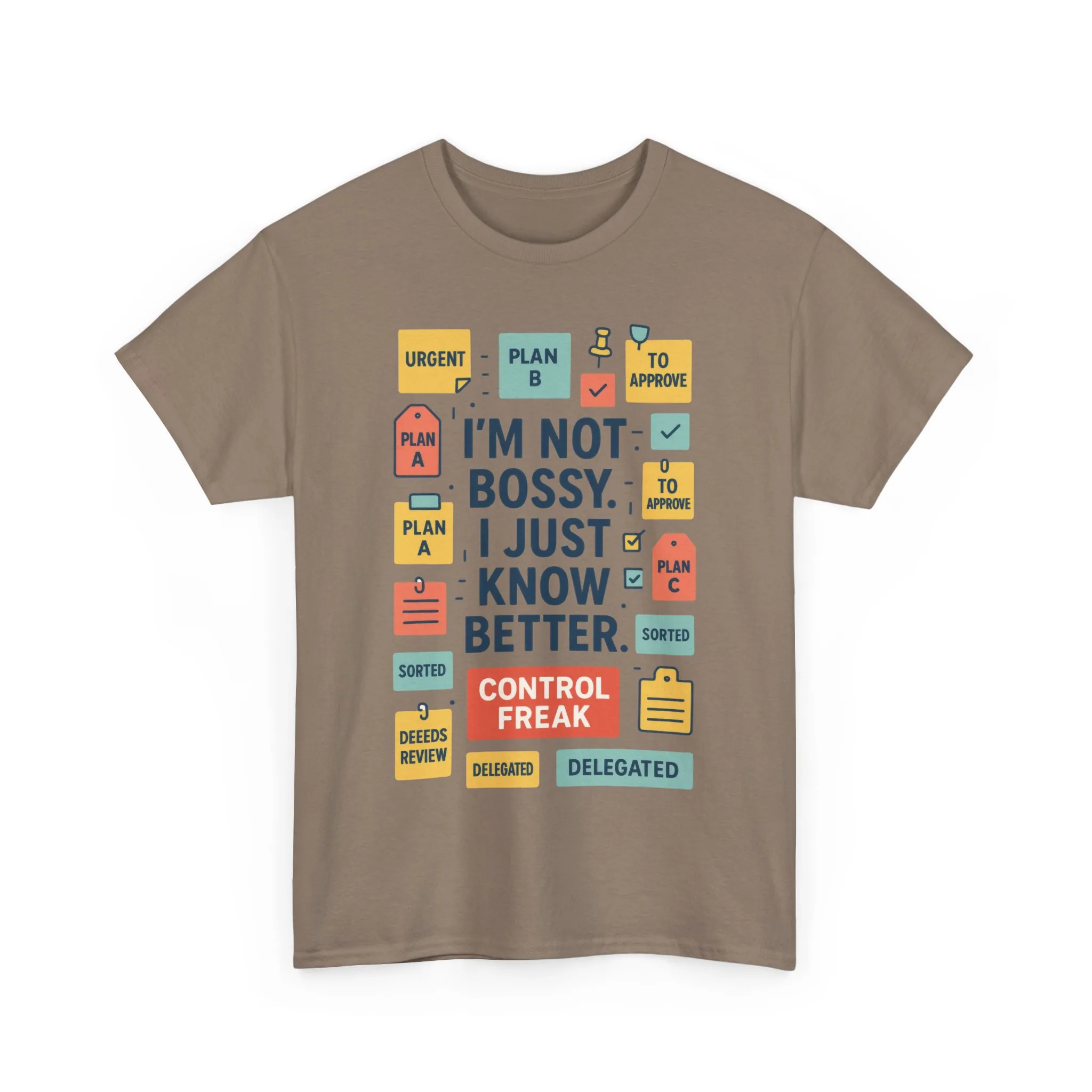 Funny Men's Control Freak T-Shirt, Perfect for Bossy Friends, Gift for Leaders, Fun Office Humor, Sarcastic Productivity Tee for Him - Image 13