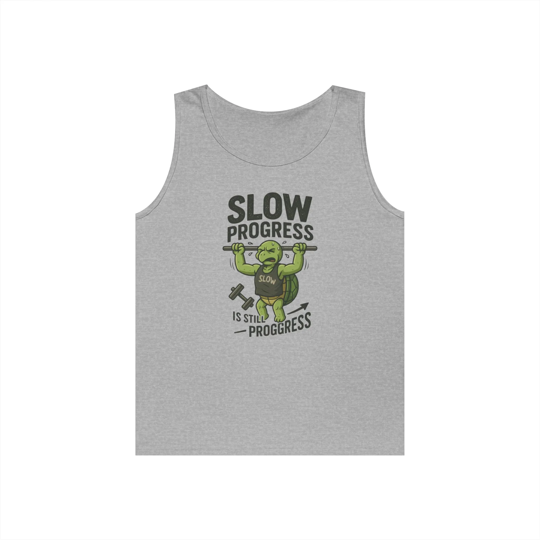 Mens Gym Tank Top, Funny Turtle Fitness Tank, Motivational Workout Shirt, Humor T-Shirt, Unisex Activewear, Workout Gift, Bodybuilding Top - Image 2
