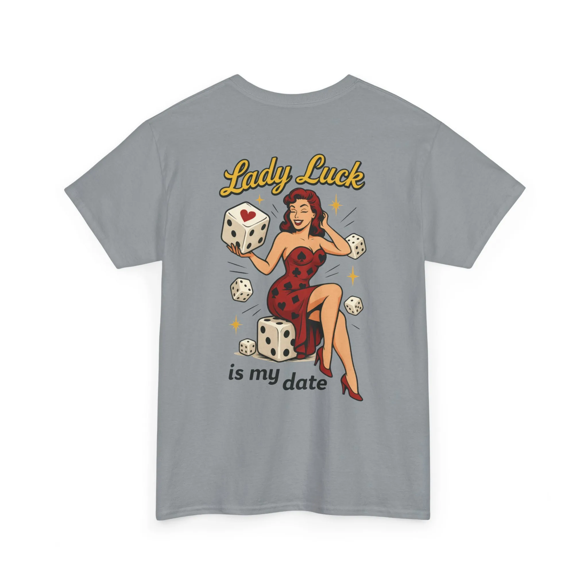 Lucky Me Tee, Retro Lady Luck Shirt for Men, Gambling & Dice Themed Tee, Vintage Pin-Up Vegas Gift, Good Luck Gifts, for Luck Enthusiasts - Image 42
