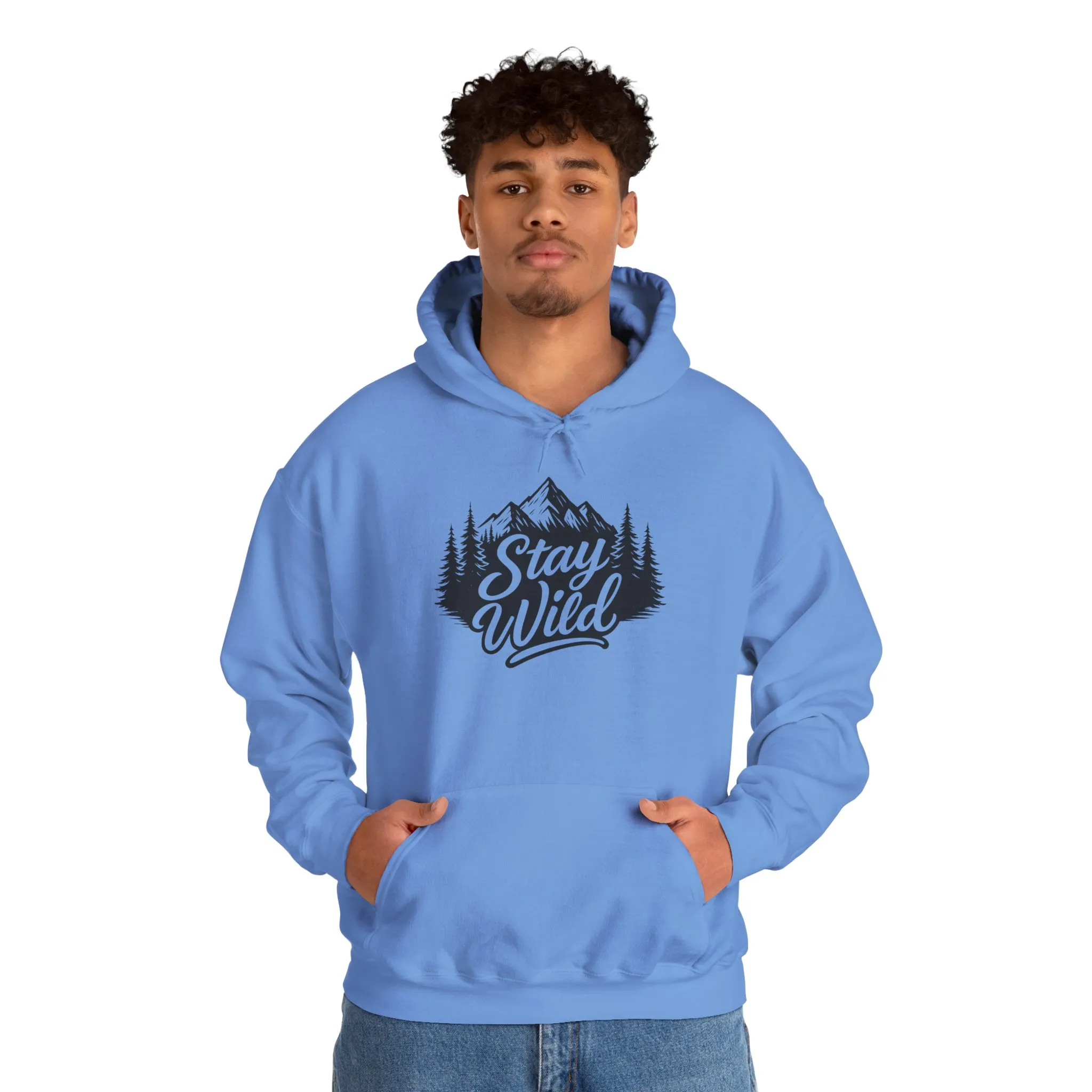 Stay Wild Hoodie, Nature Lover Unisex Pullover, Mountain Adventure Hiking Sweatshirt, Outdoorsy Gift for Him Her - Image 35
