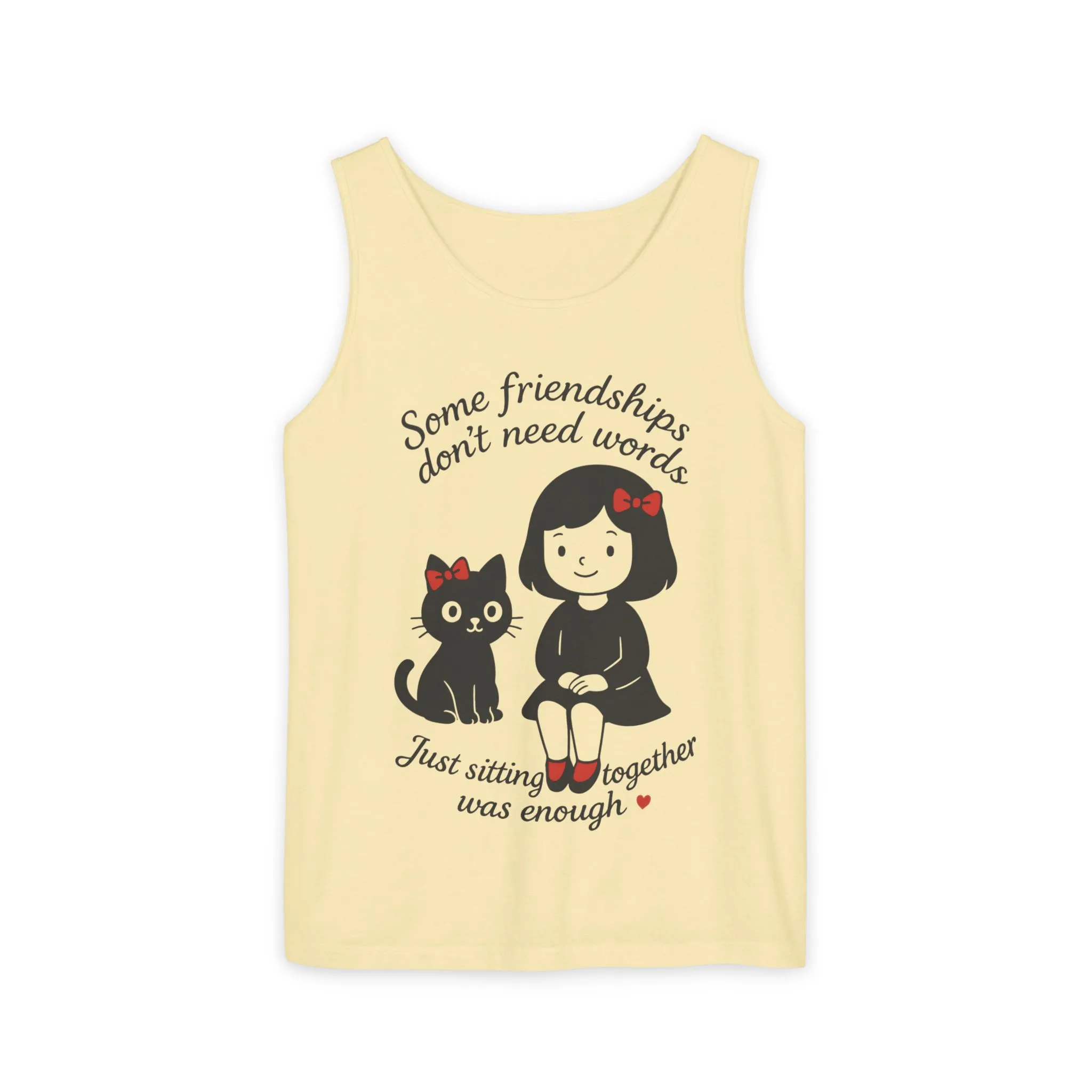 Friendship Tank Top, Cute Cat Lovers Gift, Womens Summer Apparel, Perfect for Casual Outings, Friendship Day, Cat Mom Tees - Image 31