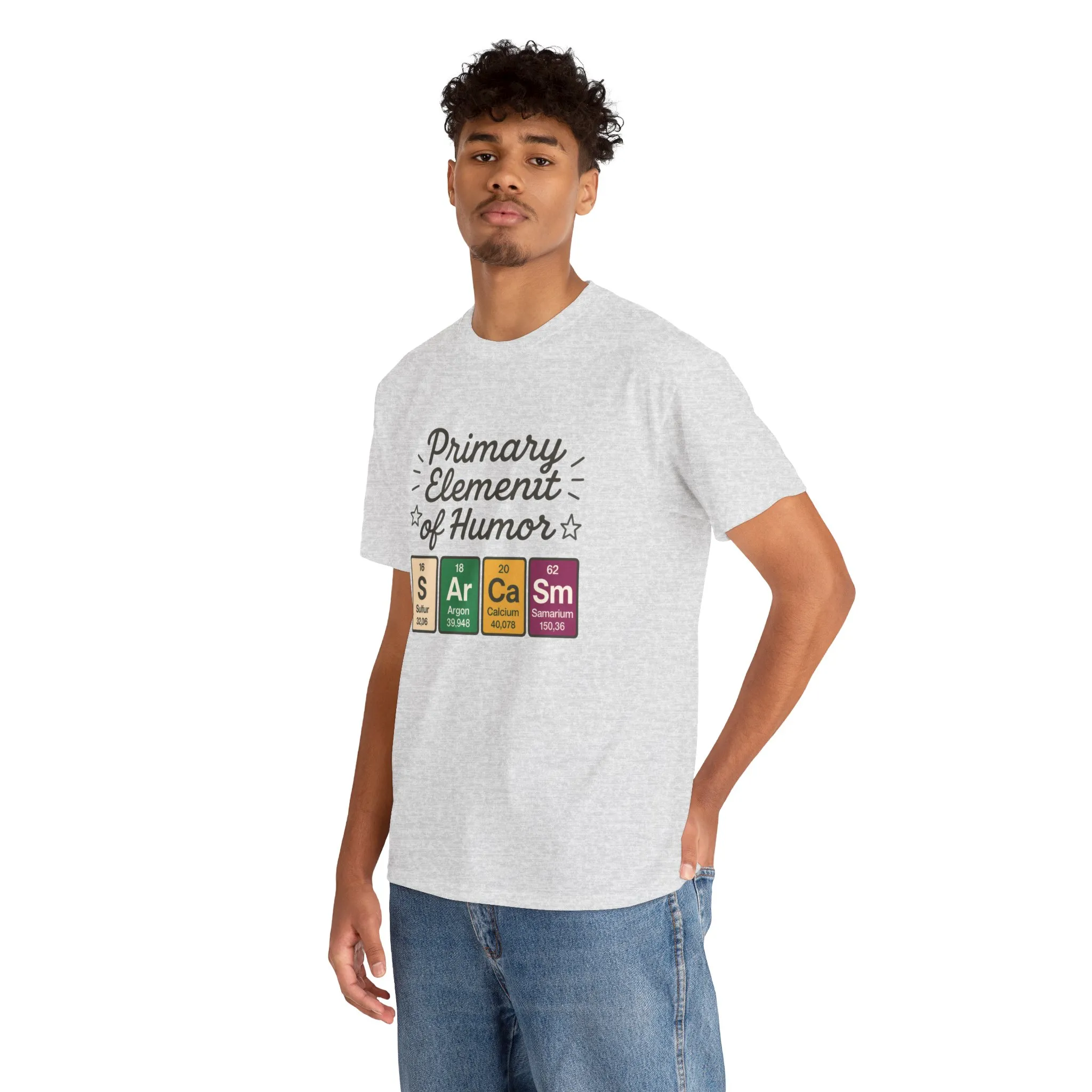 Funny Mens Science T-Shirt, Sarcasm Element of Humor Tee, Periodic Table Nerd Shirt for Him, Humor T-Shirt, Periodic Table Chemistry Humor - Image 6