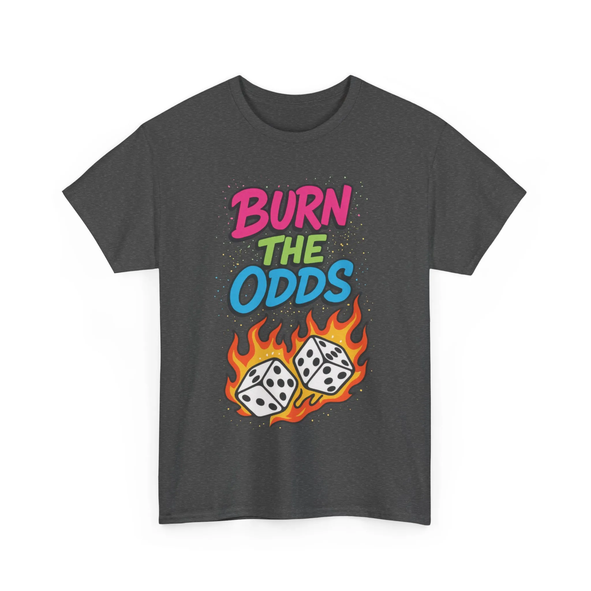 Burn the Odds Graphic Tee | Cool Casual Wear, Gaming Shirt, Unisex Cotton Tee, Dice Design T-Shirt, Gift for Gamers - Image 25