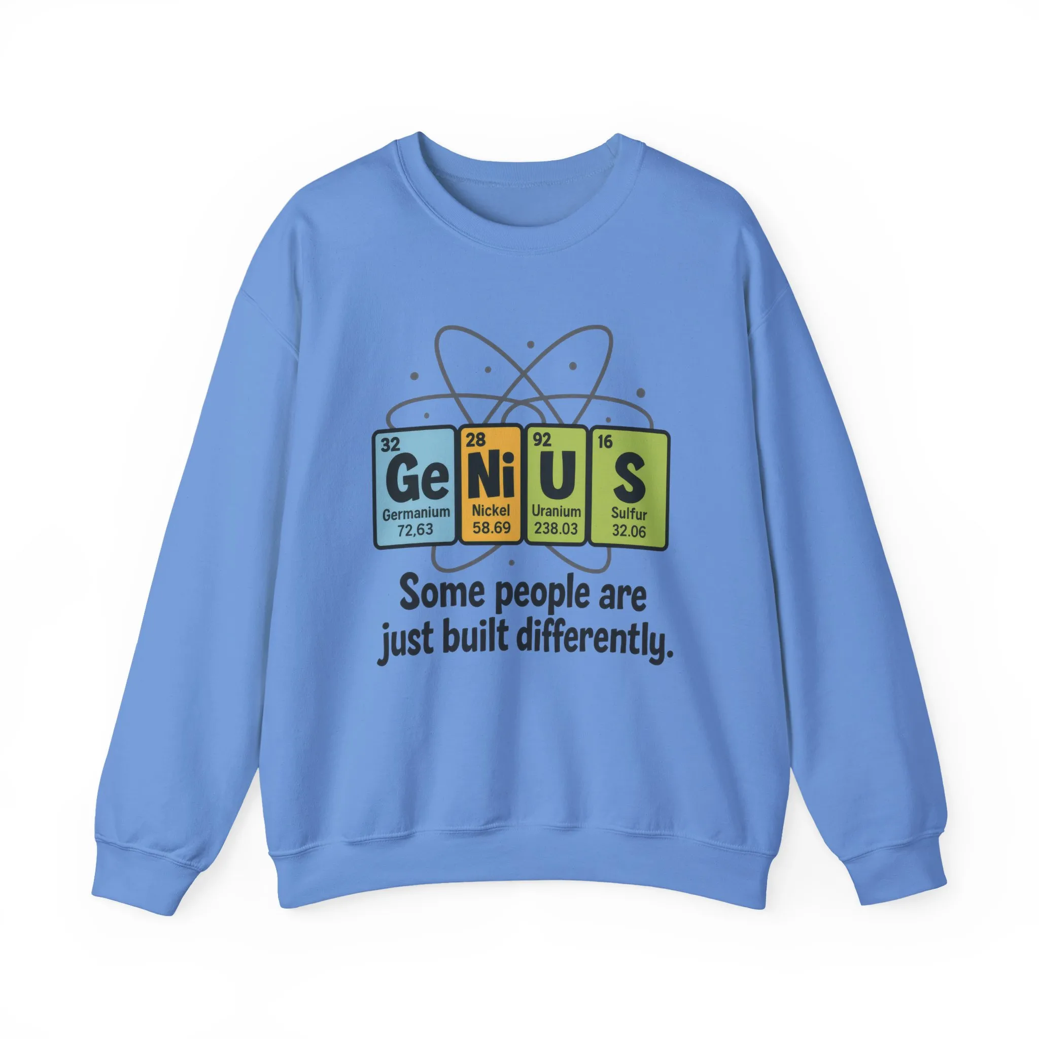 Funny Mens Genius Sweatshirt, Periodic Table Nerd Pullover, Smart Science Gift for Him, Genius Sweatshirt, Science Lovers Gift - Image 13