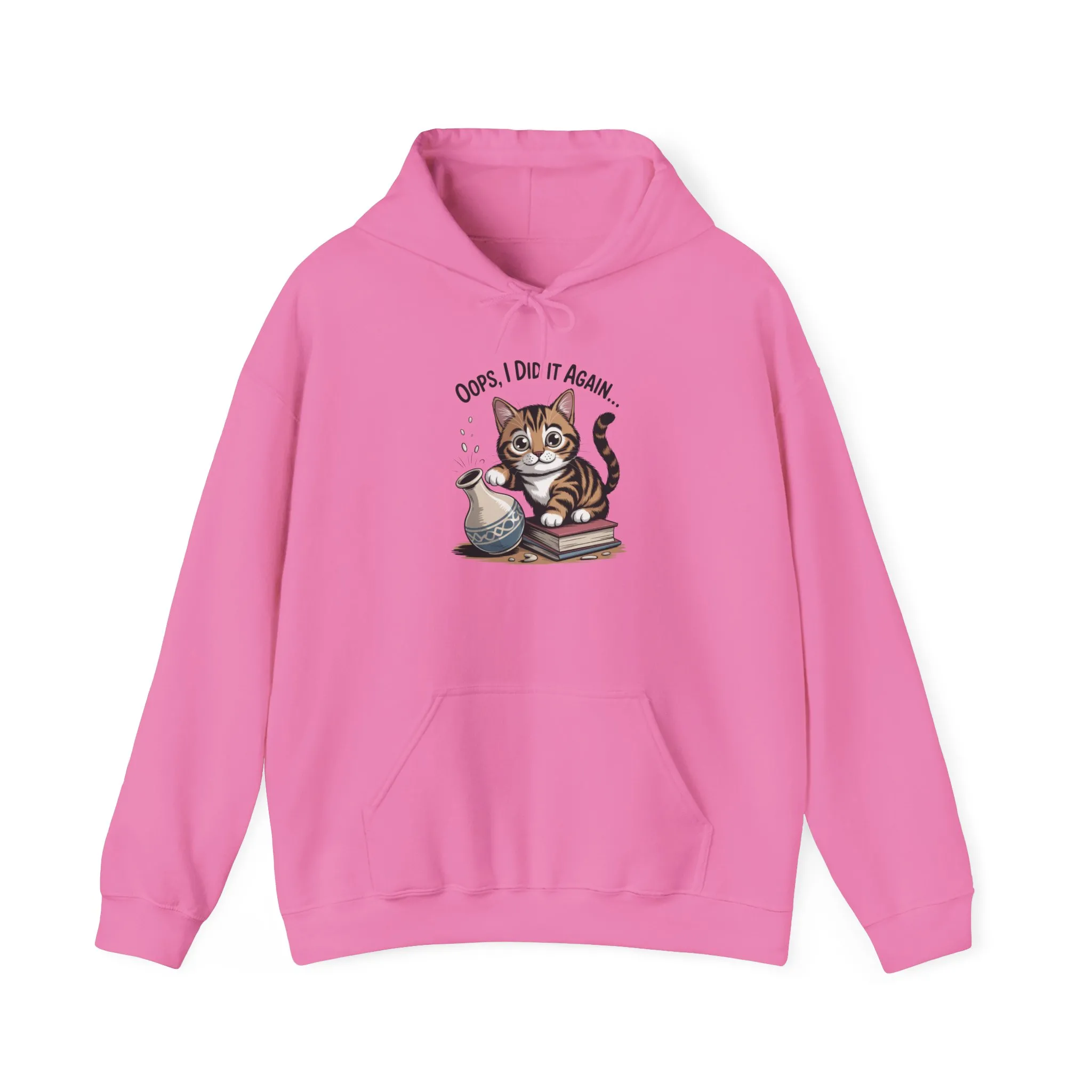 Cat Lover's Hoodie: Oops, I Did It Again, Funny Sweatshirt, Gifts for Animal Lovers, Cozy Hooded Sweatshirt, Pet Owner Apparel, Cute [...] - Image 49