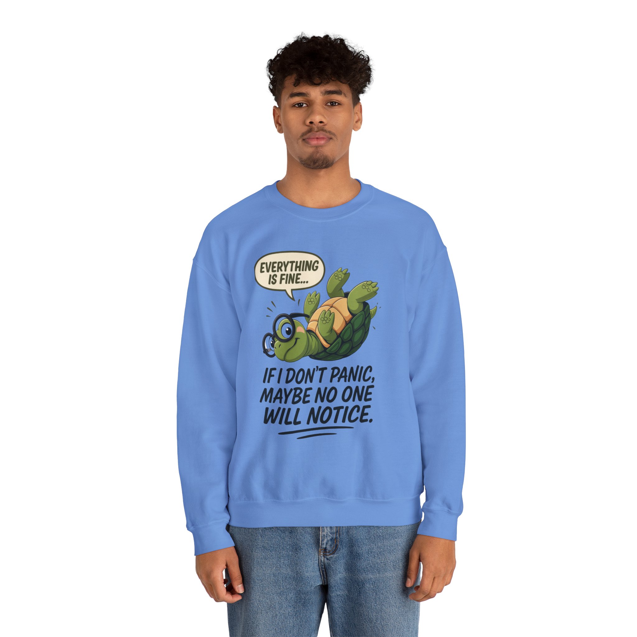 Casual Humor Unisex Sweatshirt, Perfect Gift for Anxiety Relief, Social Anxiety Joke, Quirky Graphic Sweatshirt, Introvert Humor Gift - Image 46
