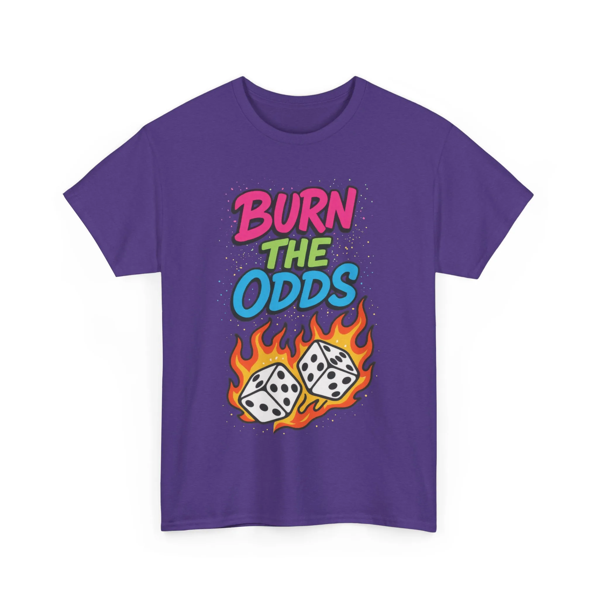 Burn the Odds Graphic Tee | Cool Casual Wear, Gaming Shirt, Unisex Cotton Tee, Dice Design T-Shirt, Gift for Gamers - Image 20