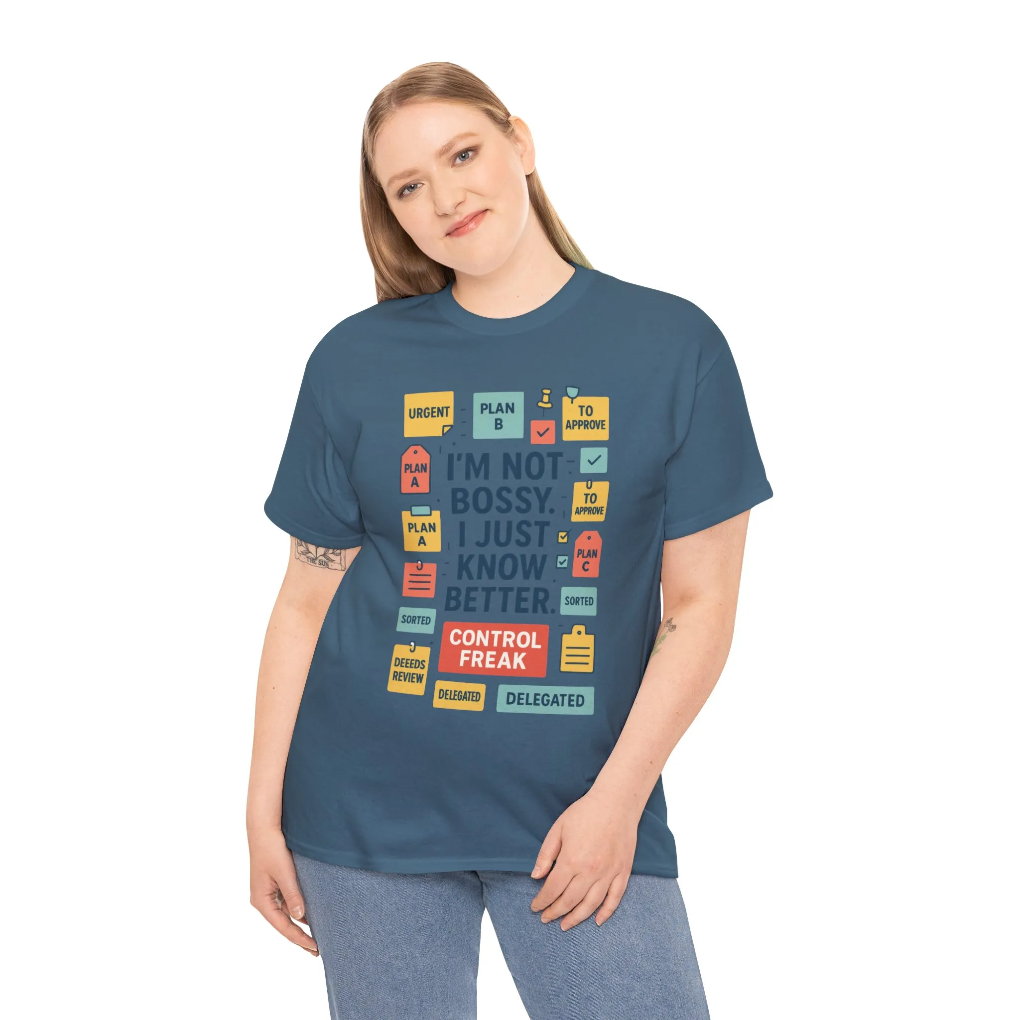 Funny Women's Control Freak T-Shirt, Bold Sarcastic Tee for Her, Funny Women's Cotton T-Shirt for Bossy Friends, Gifts, Self-Expression - Image 33