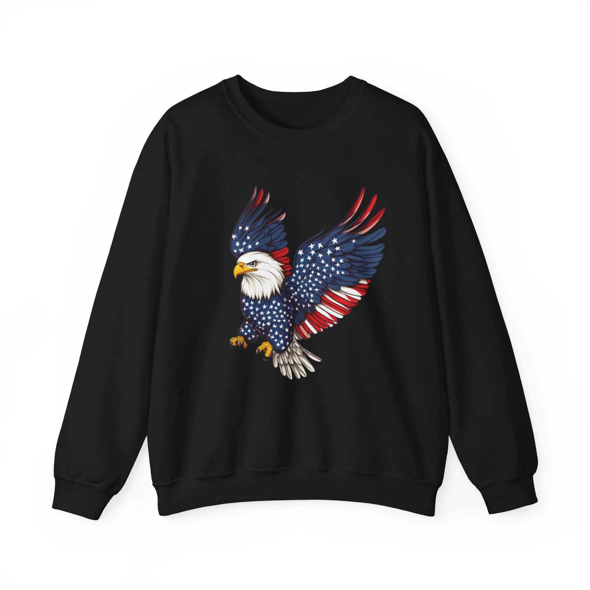 Patriotic Eagle Sweatshirt, Unisex Crewneck, USA Pride Apparel, Cozy Everyday Wear, Perfect for Independence Day, Gift for Patriots - Image 31