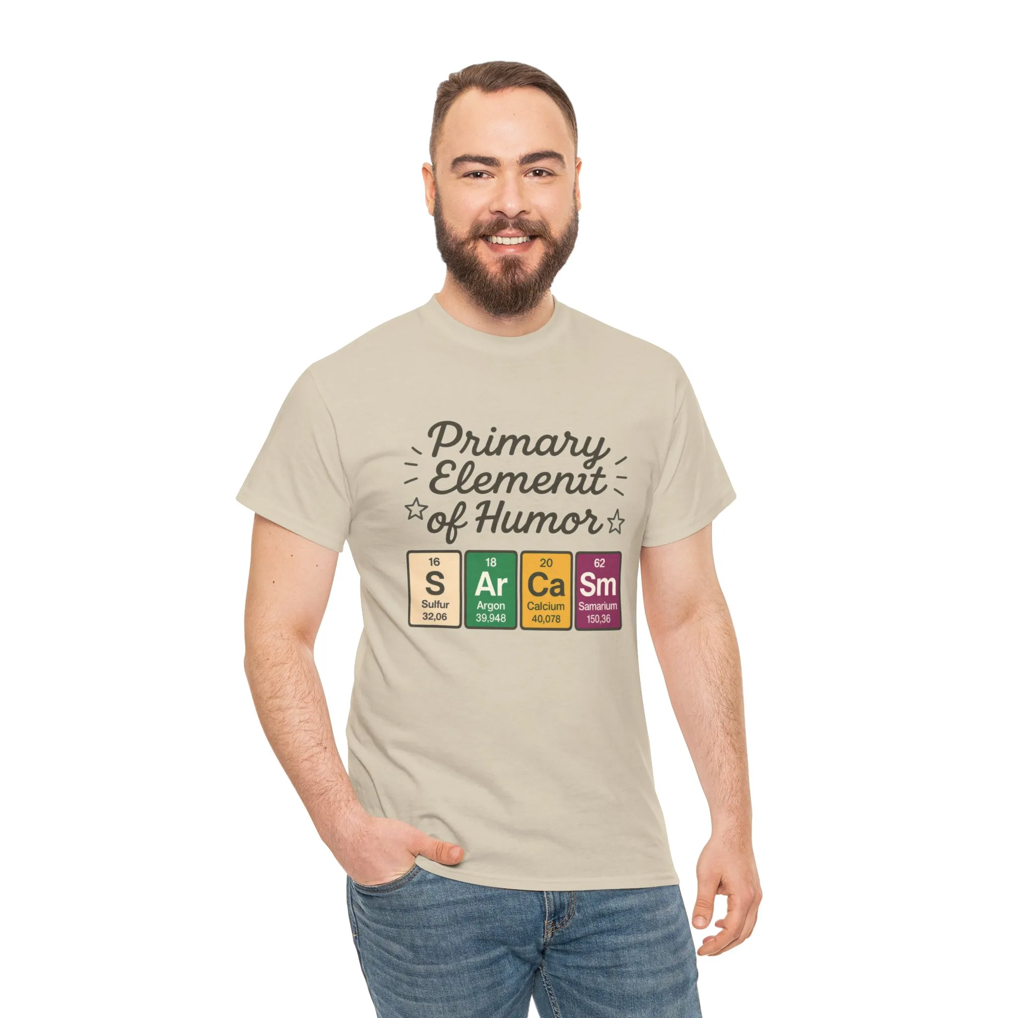 Funny Mens Science T-Shirt, Sarcasm Element of Humor Tee, Periodic Table Nerd Shirt for Him, Humor T-Shirt, Periodic Table Chemistry Humor - Image 8