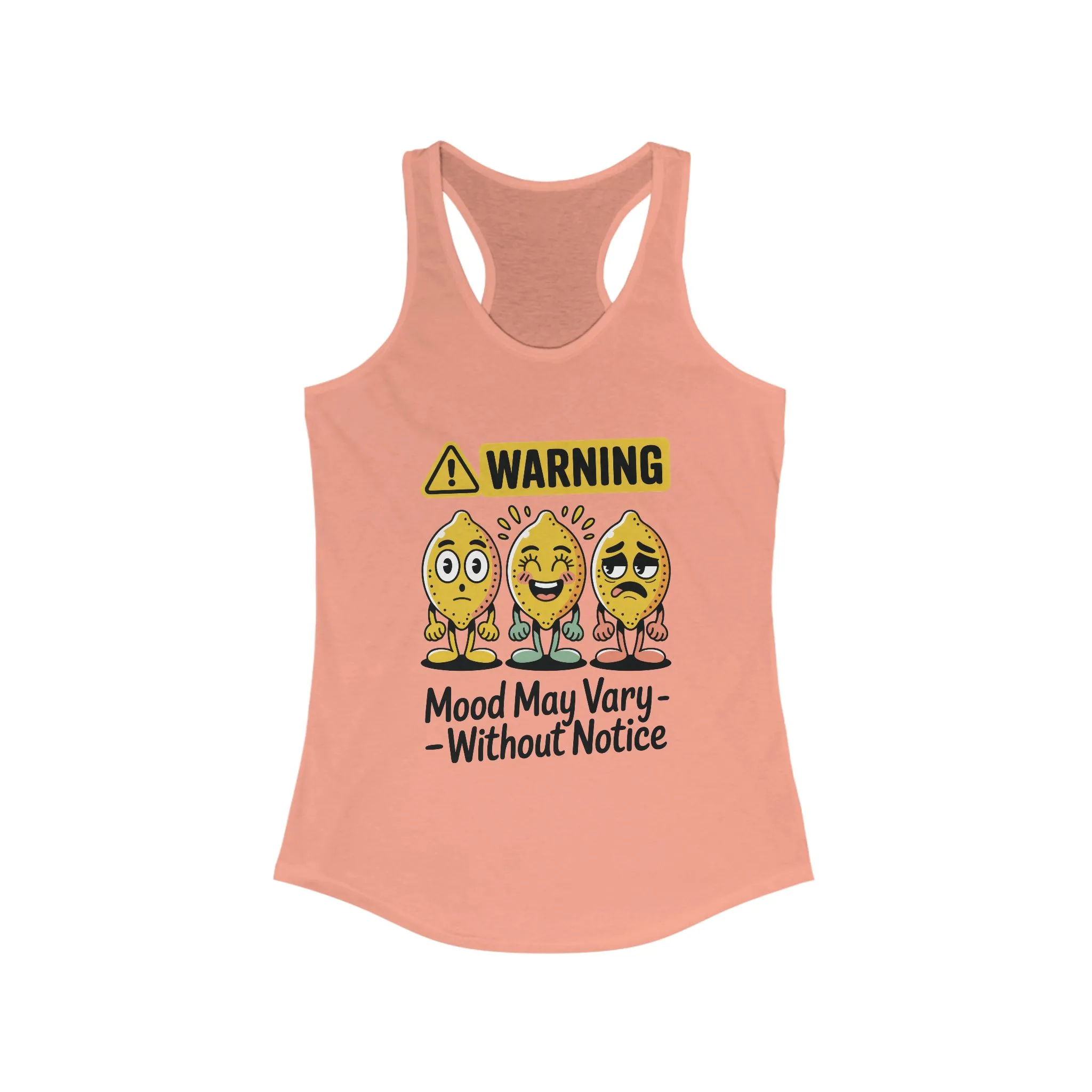 Warning Mood Vary Tank Top, Women's Sleeveless Shirt, Summer Casual Tee, Cute Graphic Racerback, Gift for Her - Image 19