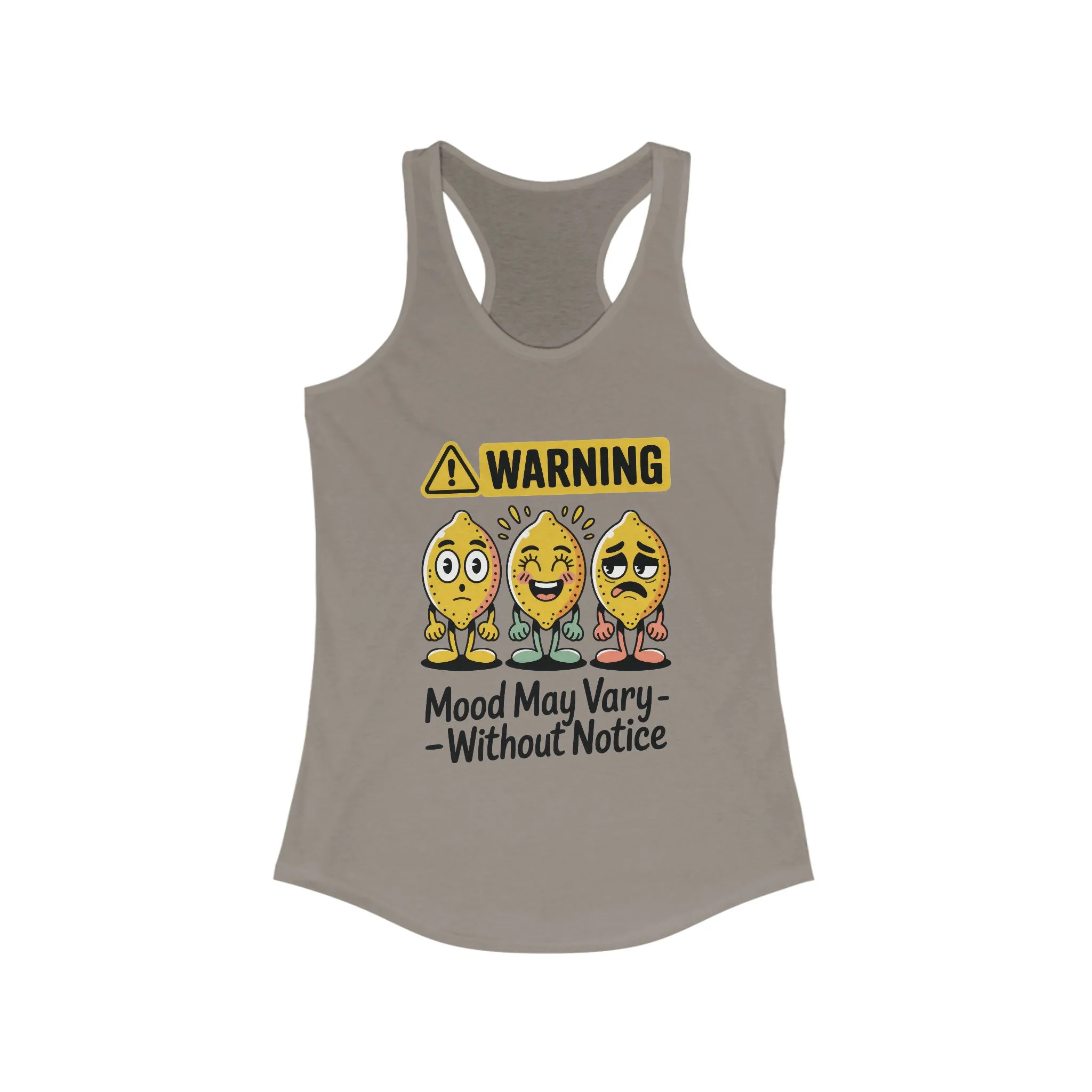 Warning Mood Vary Tank Top, Women's Sleeveless Shirt, Summer Casual Tee, Cute Graphic Racerback, Gift for Her - Image 21