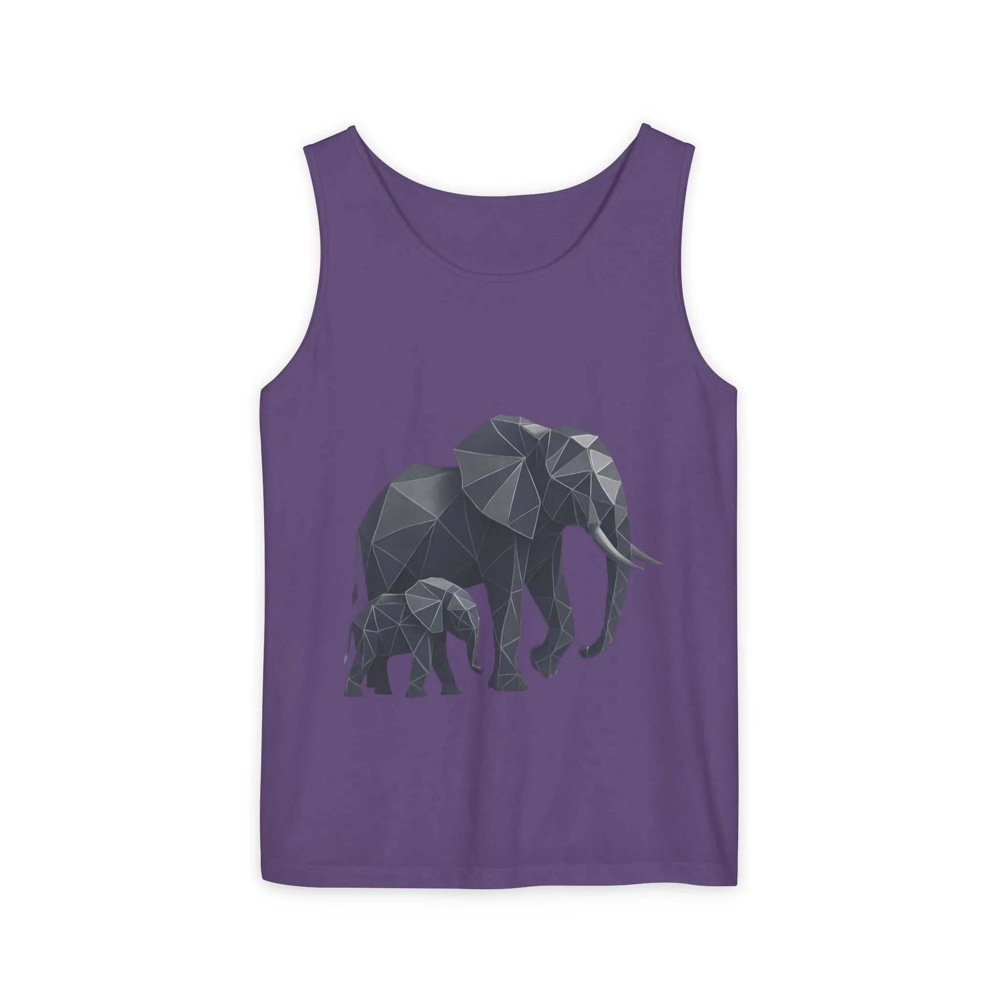Elephant Family Unisex Tank Top, Animal Lover Gift, Casual Wear, Summer Essentials, Eco-Friendly Apparel, Wildlife Shirt - Image 19