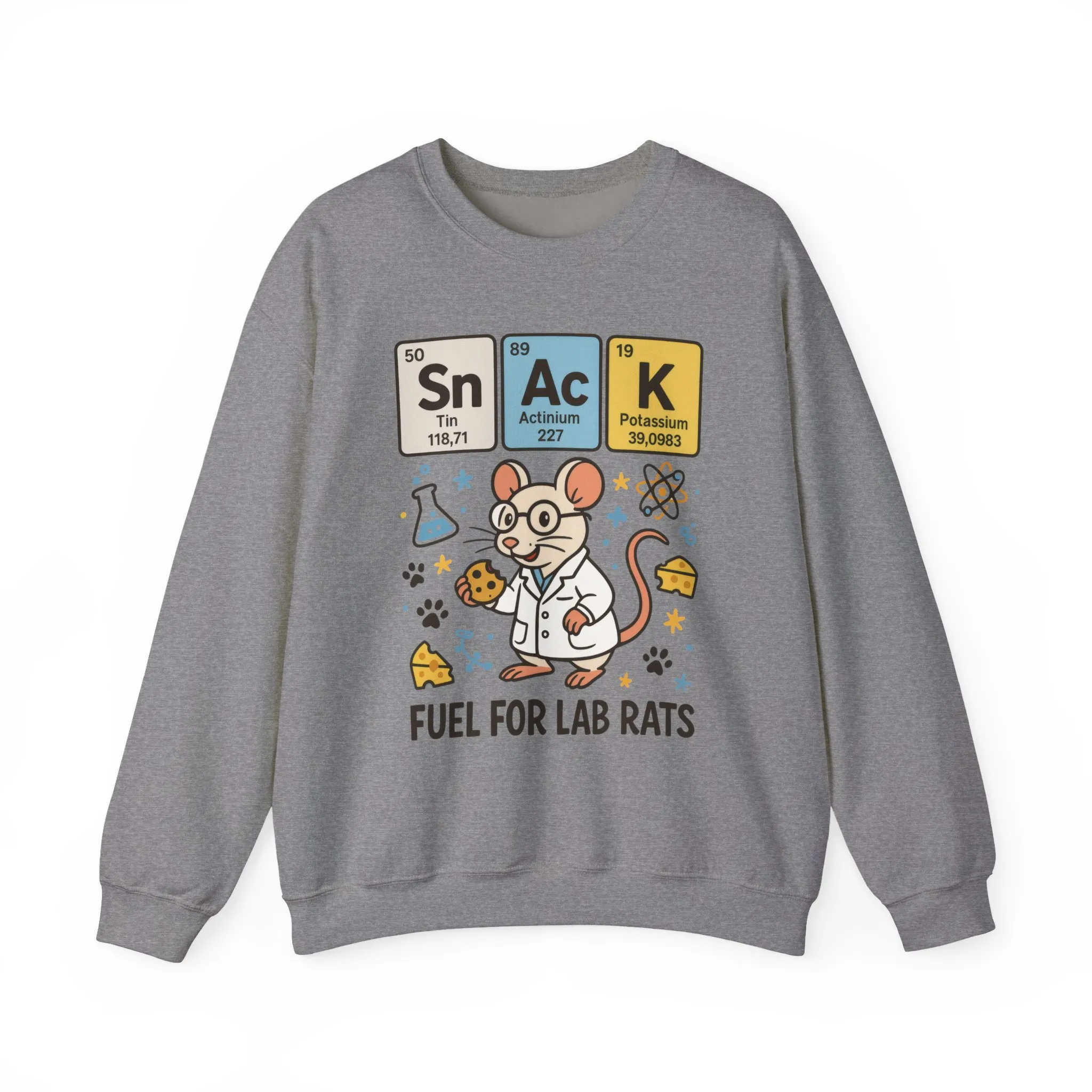 Lab Rat Science Sweatshirt, Science Crewneck, Funny Gift for Teachers, Chemistry Sweatshirt, Cute Lab Rat Design, Perfect for Birthdays - Image 11