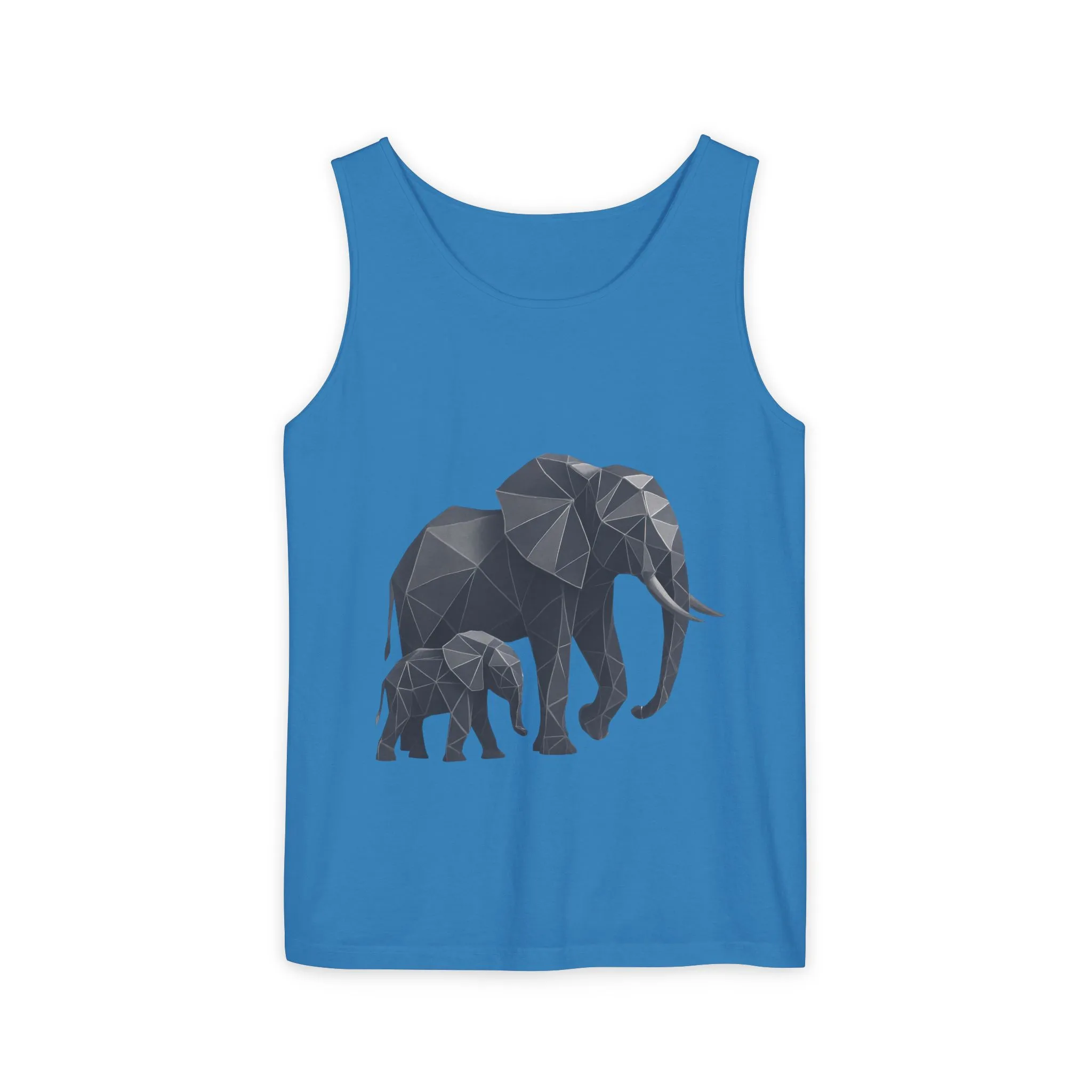 Elephant Family Unisex Tank Top, Animal Lover Gift, Casual Wear, Summer Essentials, Eco-Friendly Apparel, Wildlife Shirt - Image 17