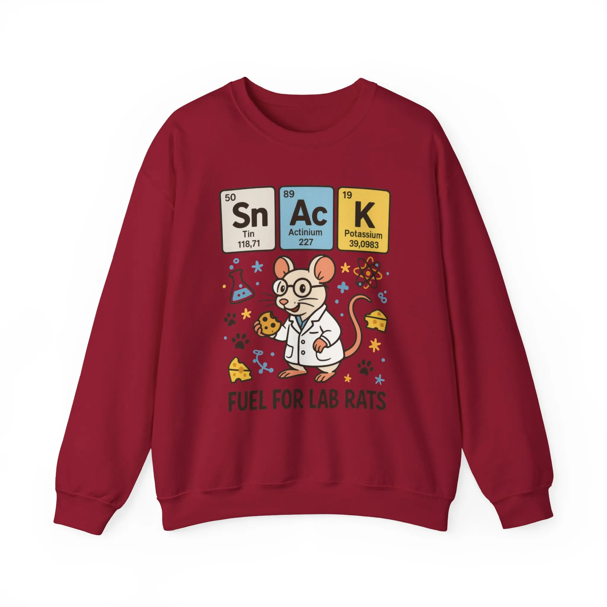 Lab Rat Science Sweatshirt, Science Crewneck, Funny Gift for Teachers, Chemistry Sweatshirt, Cute Lab Rat Design, Perfect for Birthdays - Image 34