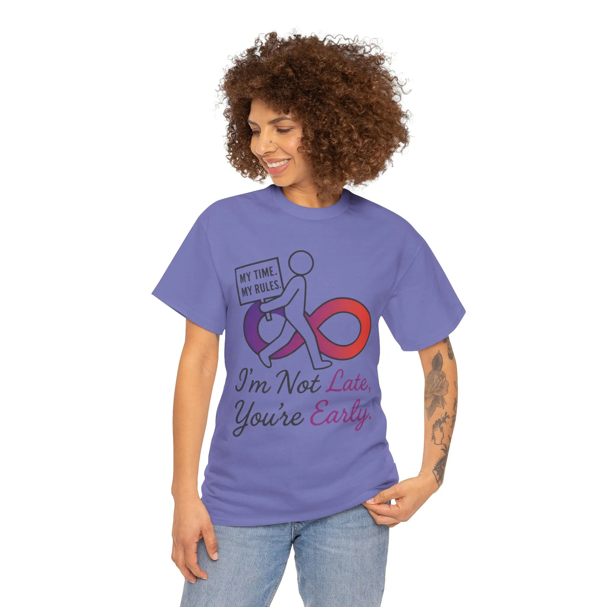My Time My Rules Women's Heavy Cotton Tee, Funny T-Shirt, Casual Wear, women empowerment tee, confident woman shirt, self love t shirt - Image 32