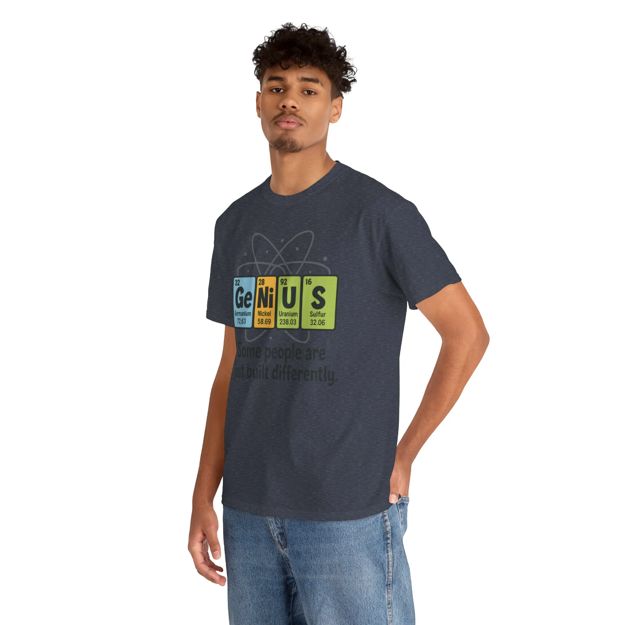 Funny Mens Genius T-Shirt, Periodic Table Nerd Shirt, Science Humor Tee for Smart Guys, Perfect Gift for Science Lovers - Image 18