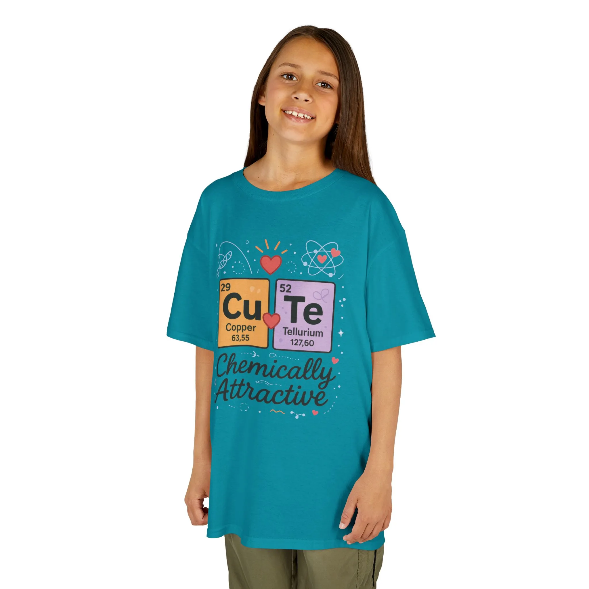 Cute Science Kids TeeT-Shirt, Periodic Table Tee, Funny Nerdy Gift for Young Girl, Cute Chemistry Young Girl T-Shirt, Classroom Wear - Image 26