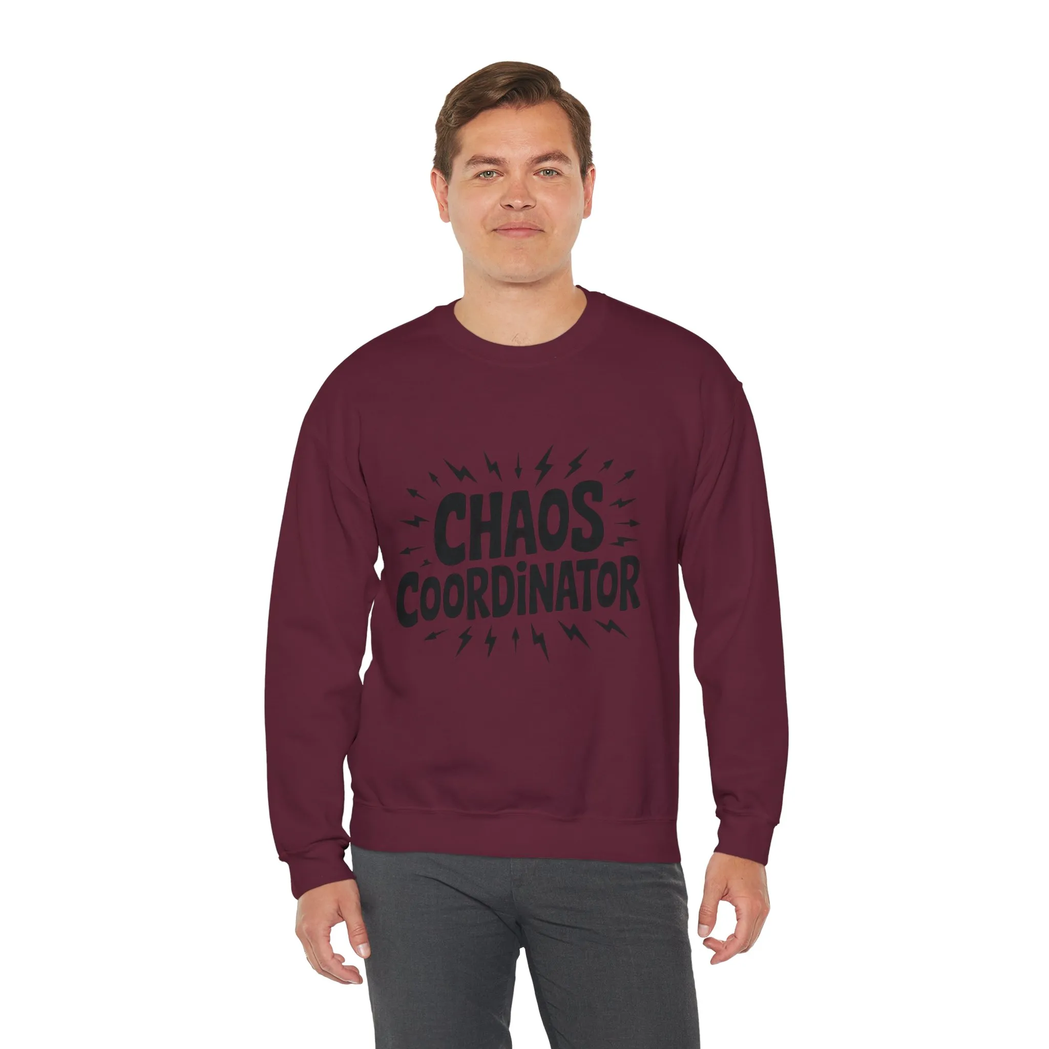Chaos Coordinator Crewneck Men's Sweatshirt, Funny Gift for Men, Casual Wear, Unique Sweatshirt, Perfect for Everyday Style, Cozy Apparel - Image 39
