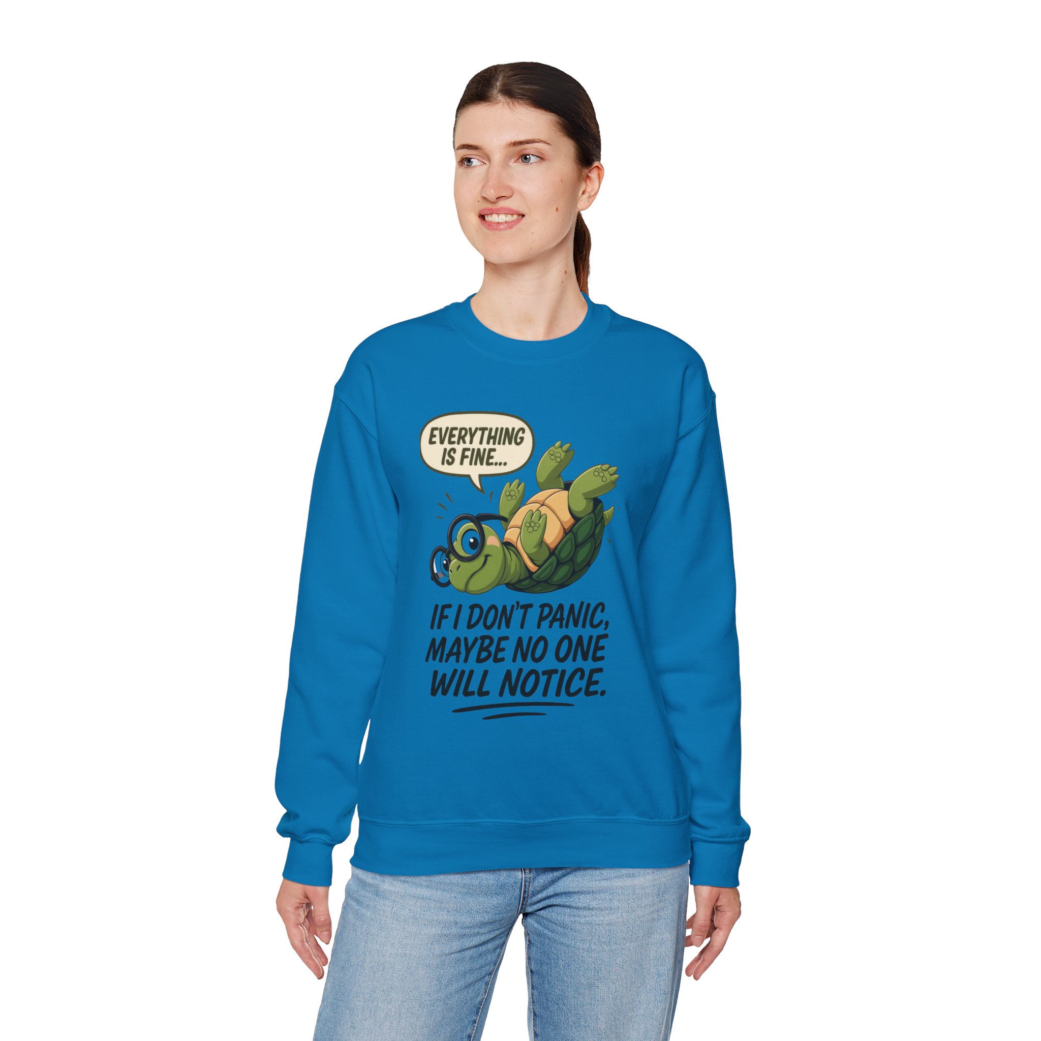 Casual Humor Unisex Sweatshirt, Perfect Gift for Anxiety Relief, Social Anxiety Joke, Quirky Graphic Sweatshirt, Introvert Humor Gift - Image 34