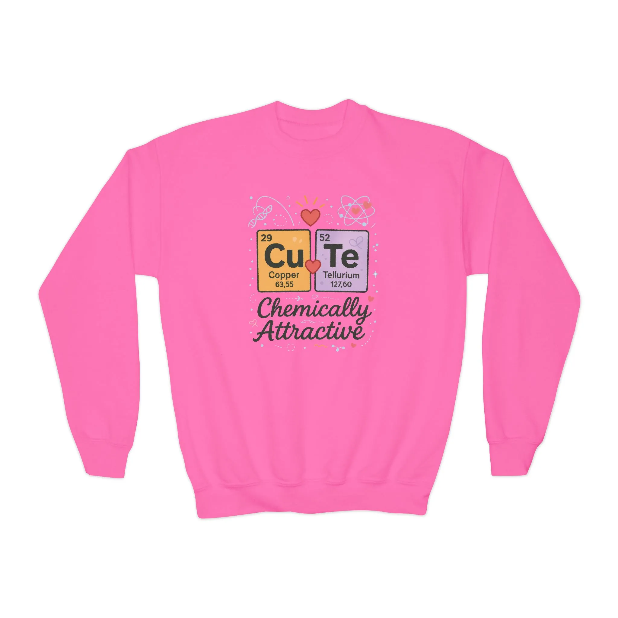CuTe Teen Crewneck Sweatshirt, Science Sweatshirt for Girls, Chemically STEM Sweatshirt, Nerdy Gift for Teens, Funny Gift for Science Lovers - Image 13