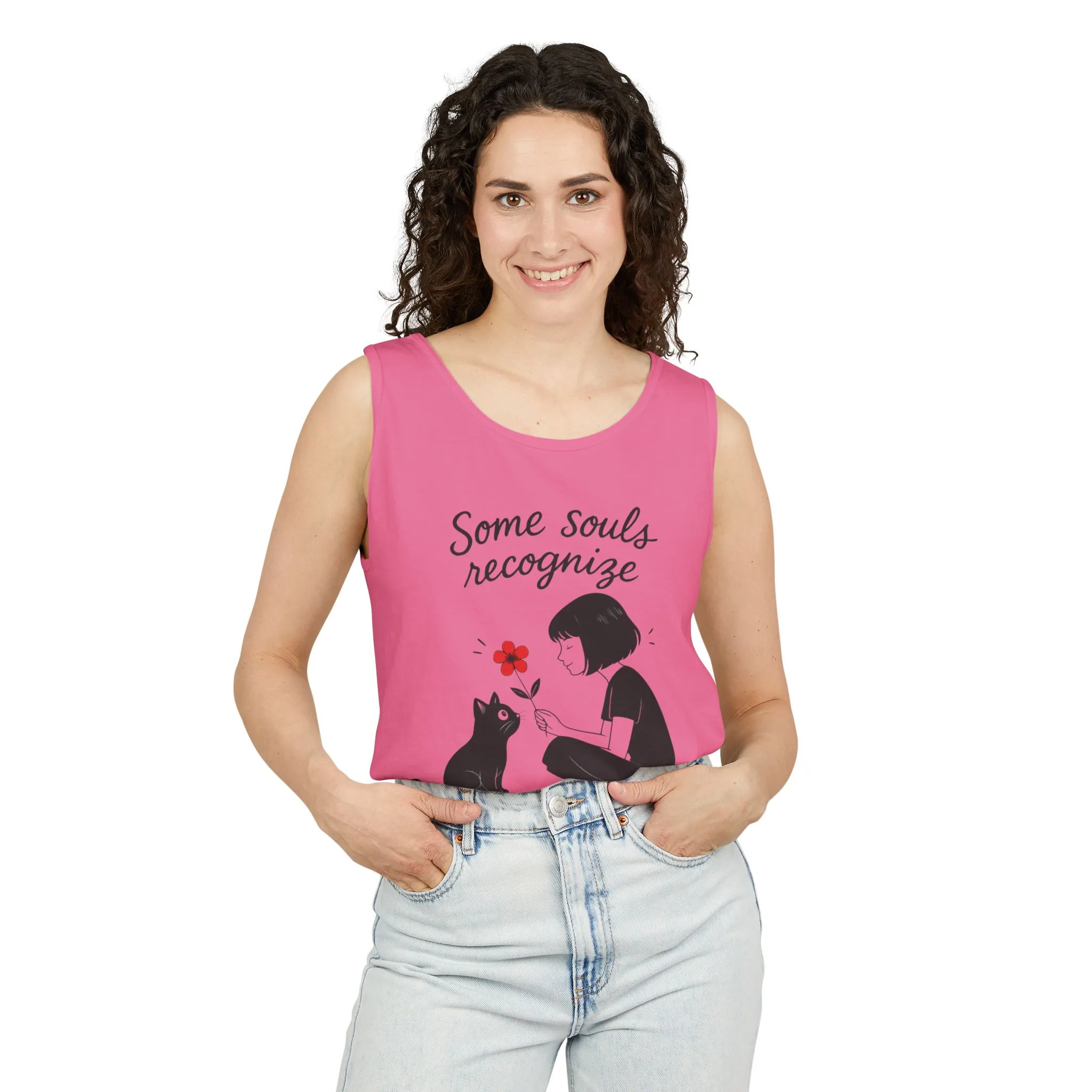Cat Lover's Womens Tank Top, Perfect for Pet Lovers, Gift for Birthdays, Relaxation Wear, Cute Cat Lovers Womens Tee, - Image 3