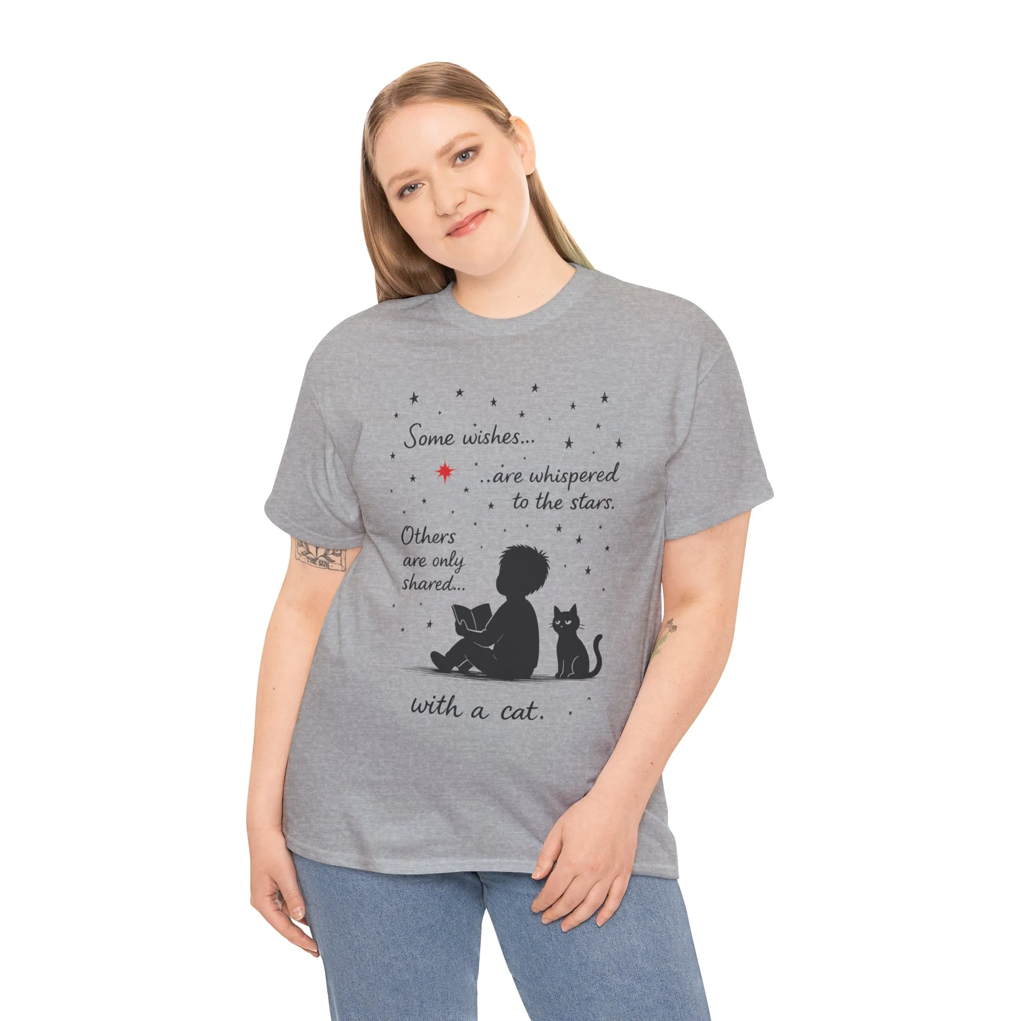 Whimsical Cat Lover Womens Tee, Cozy Cotton T-Shirt, Perfect Gift for Cat Lovers, Pet Owner Gift, Birthday or Cat Appreciation Day - Image 12