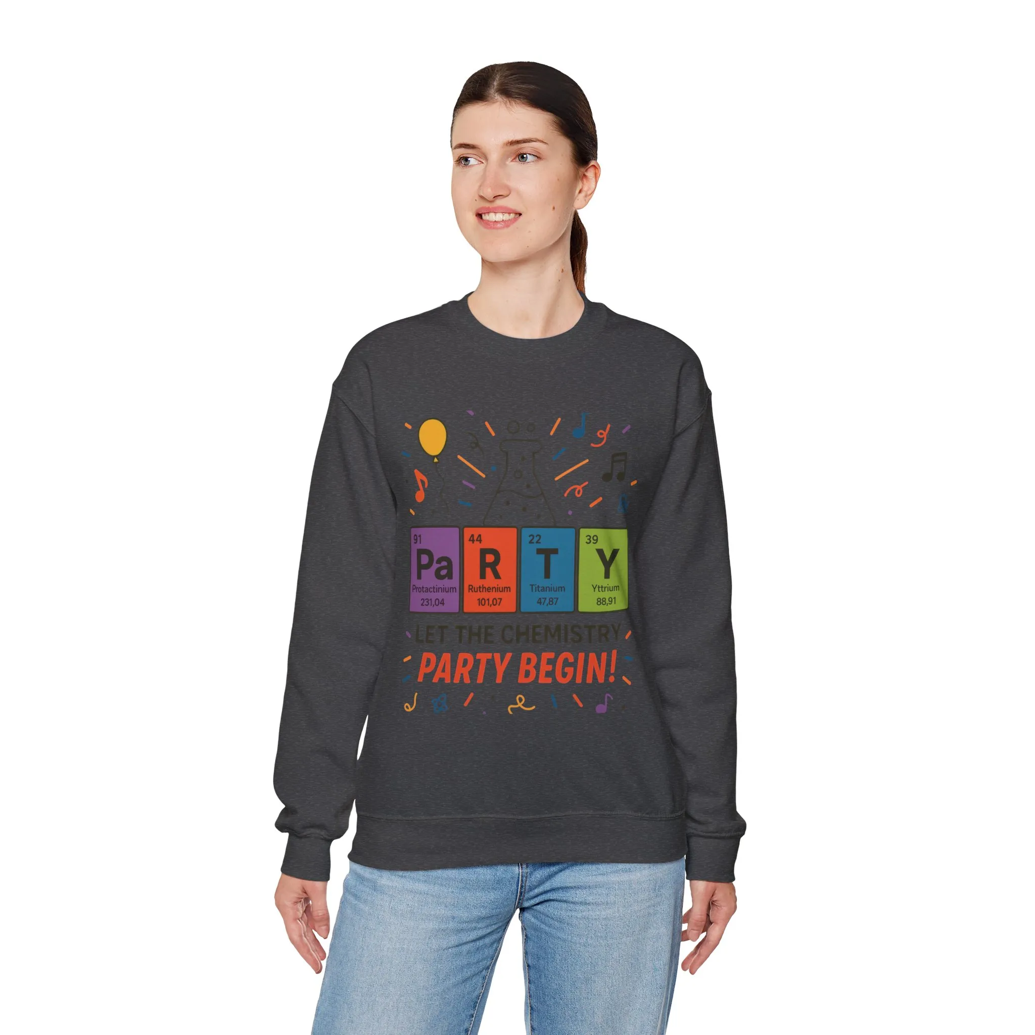 Party Chemistry Crewneck Sweatshirt, Chemistry Sweatshirt, Science Gift, Cute Crew Neck, Birthday Sweatshirt, Unisex Pullover - Image 20